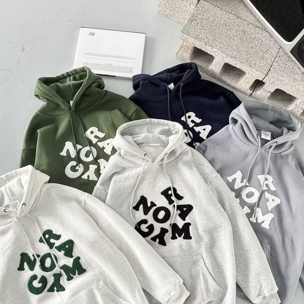 NOGYMAR重磅質感刷毛帽T 情侶T 80209 (I)