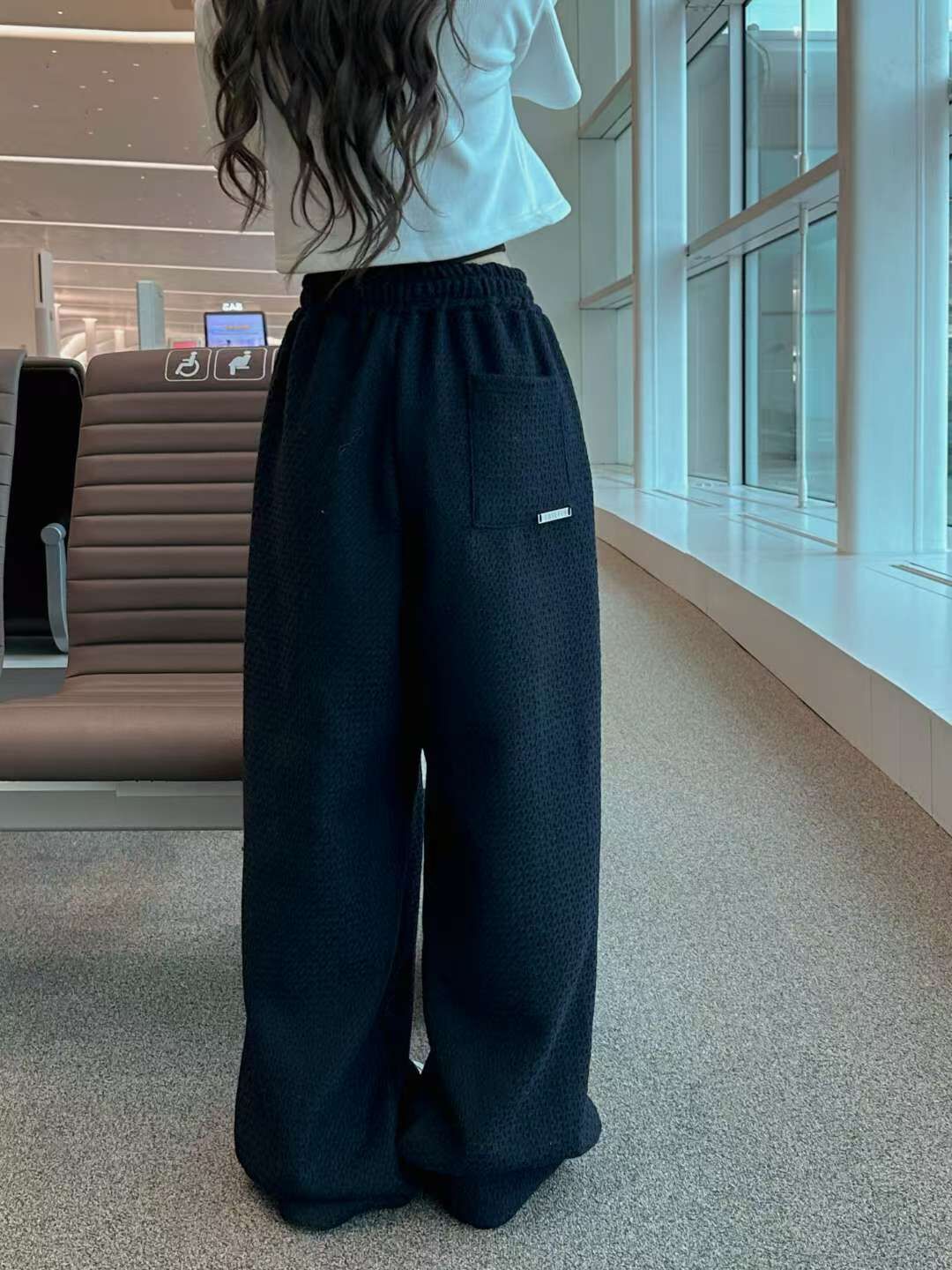 ❥現貨 50%羊毛顯瘦直筒褲