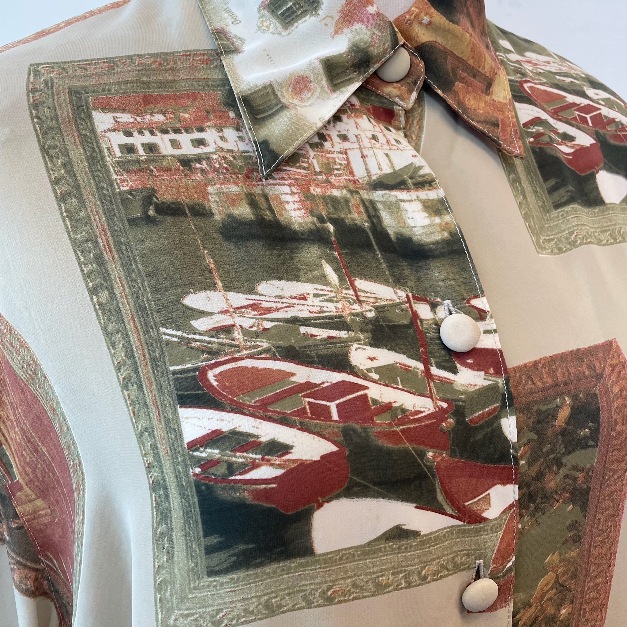 港灣之歌古著上衣