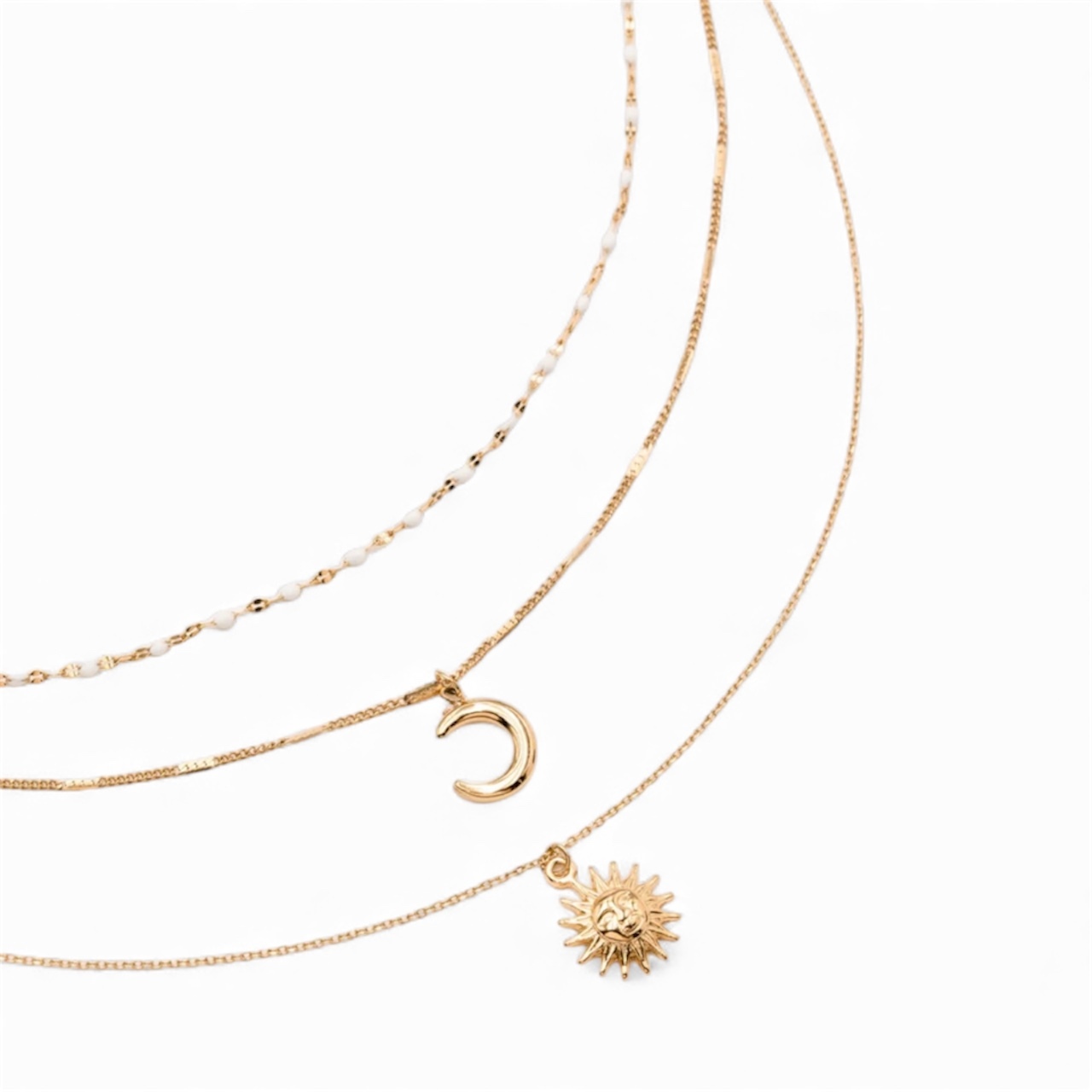 BOHM PARIS - Callia 月亮三層項鍊