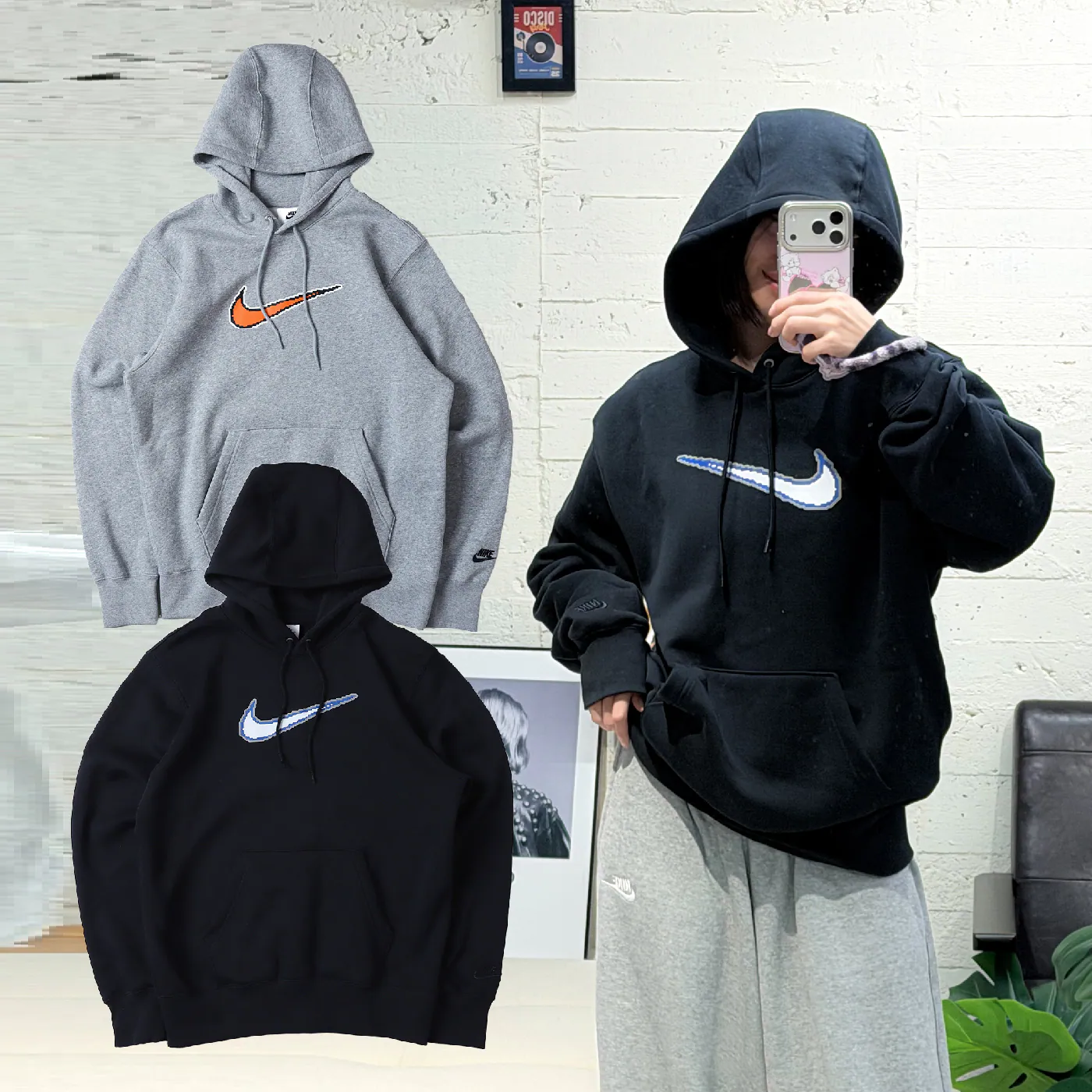 (預訂) NIKE Logo Hoodie【兩色】
