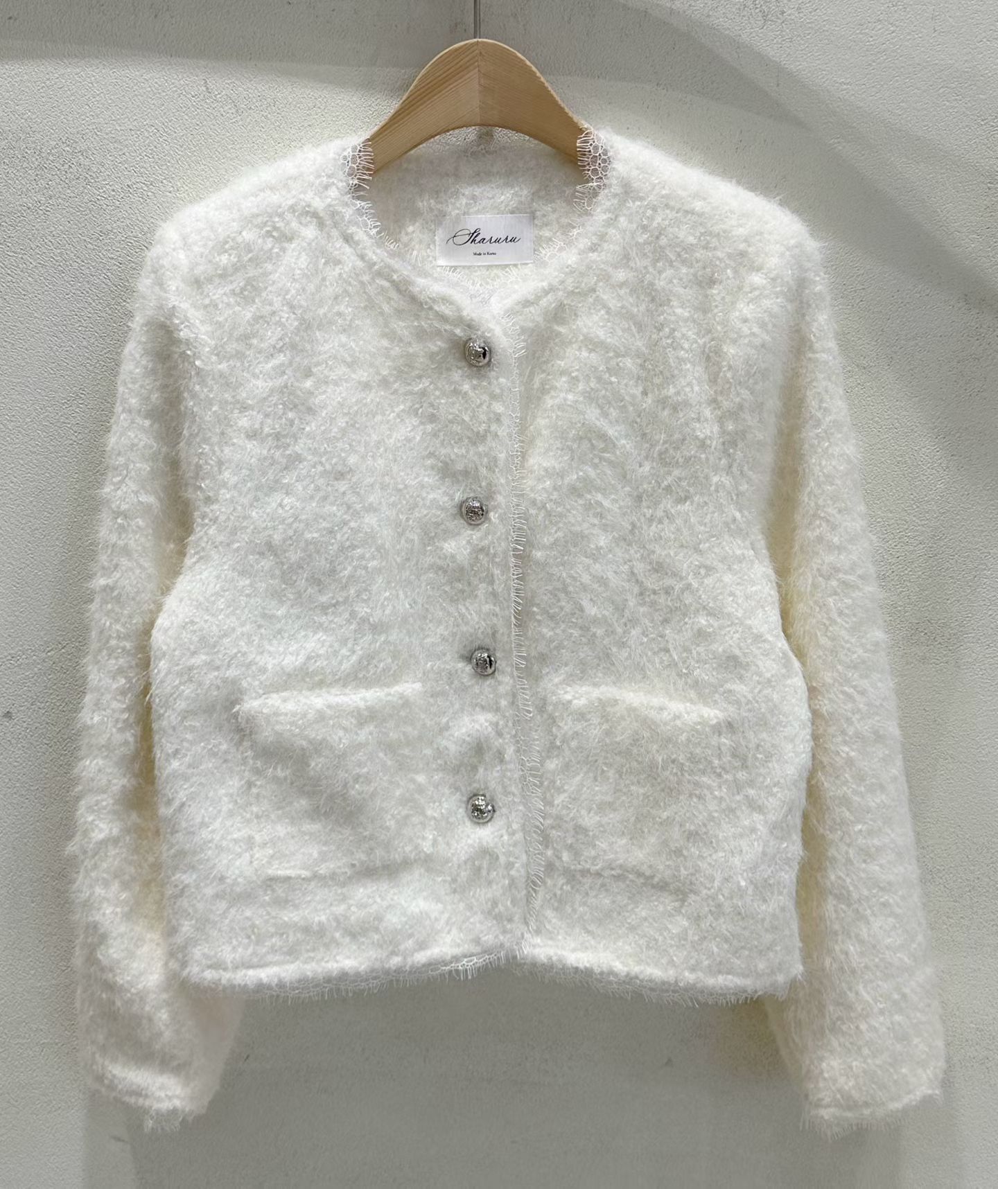 SU5341 優雅銀扣外套