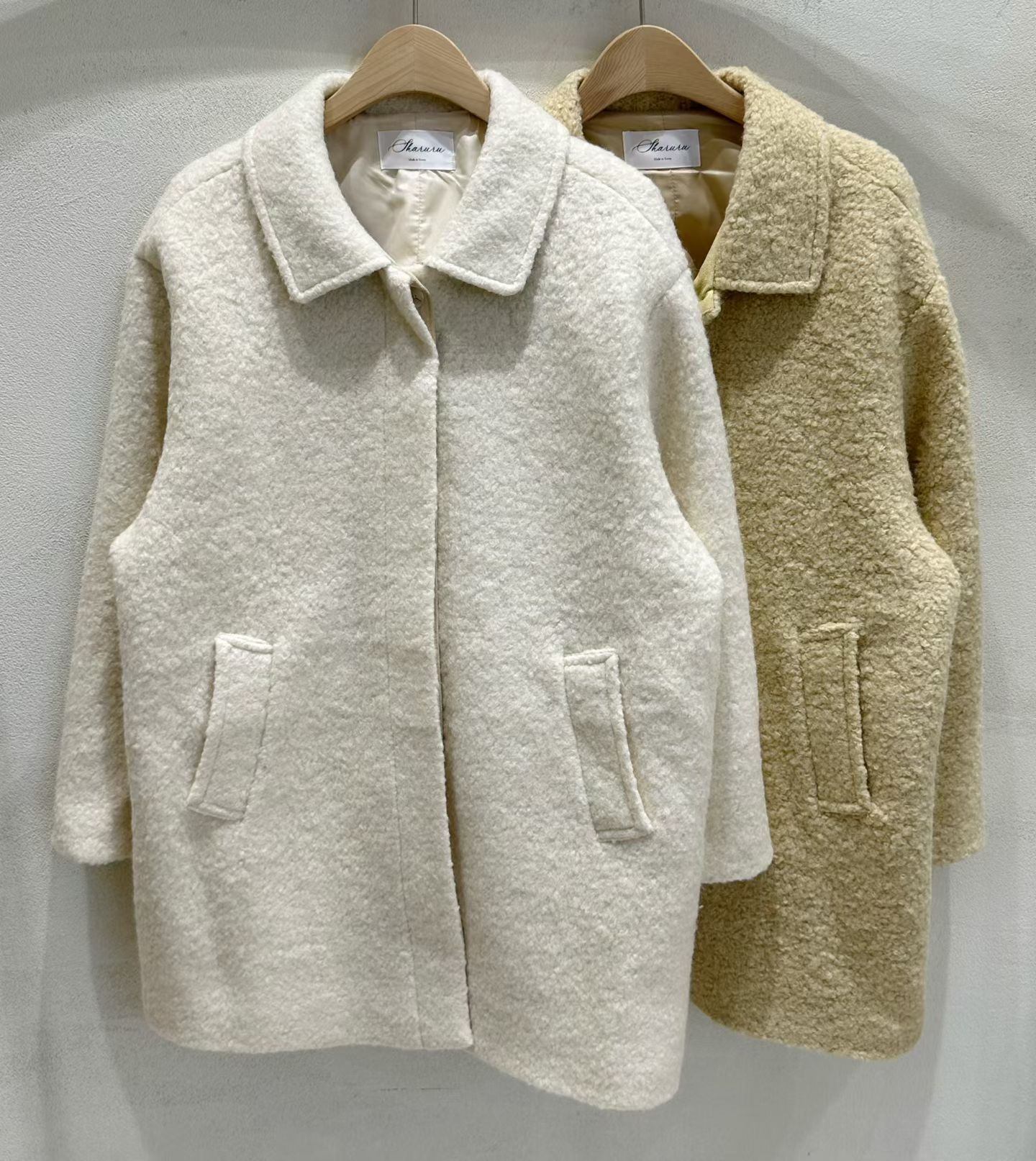 SU5343 毛絨寬版長外套