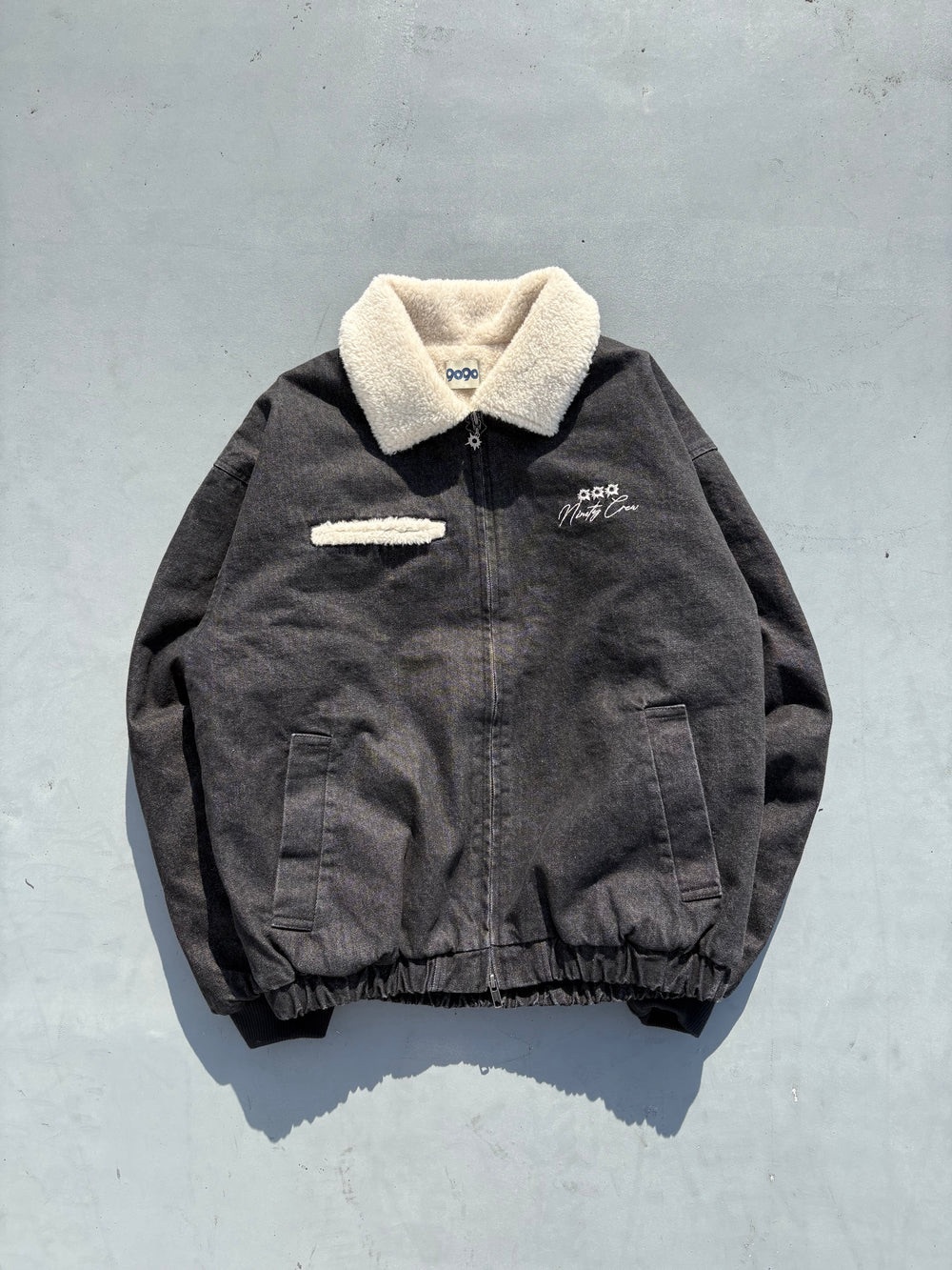 ジャケット・アウター 9090 Bullet Logo Boa Denim Jacket M 9090 Bullet Logo Boa Denim Jacket