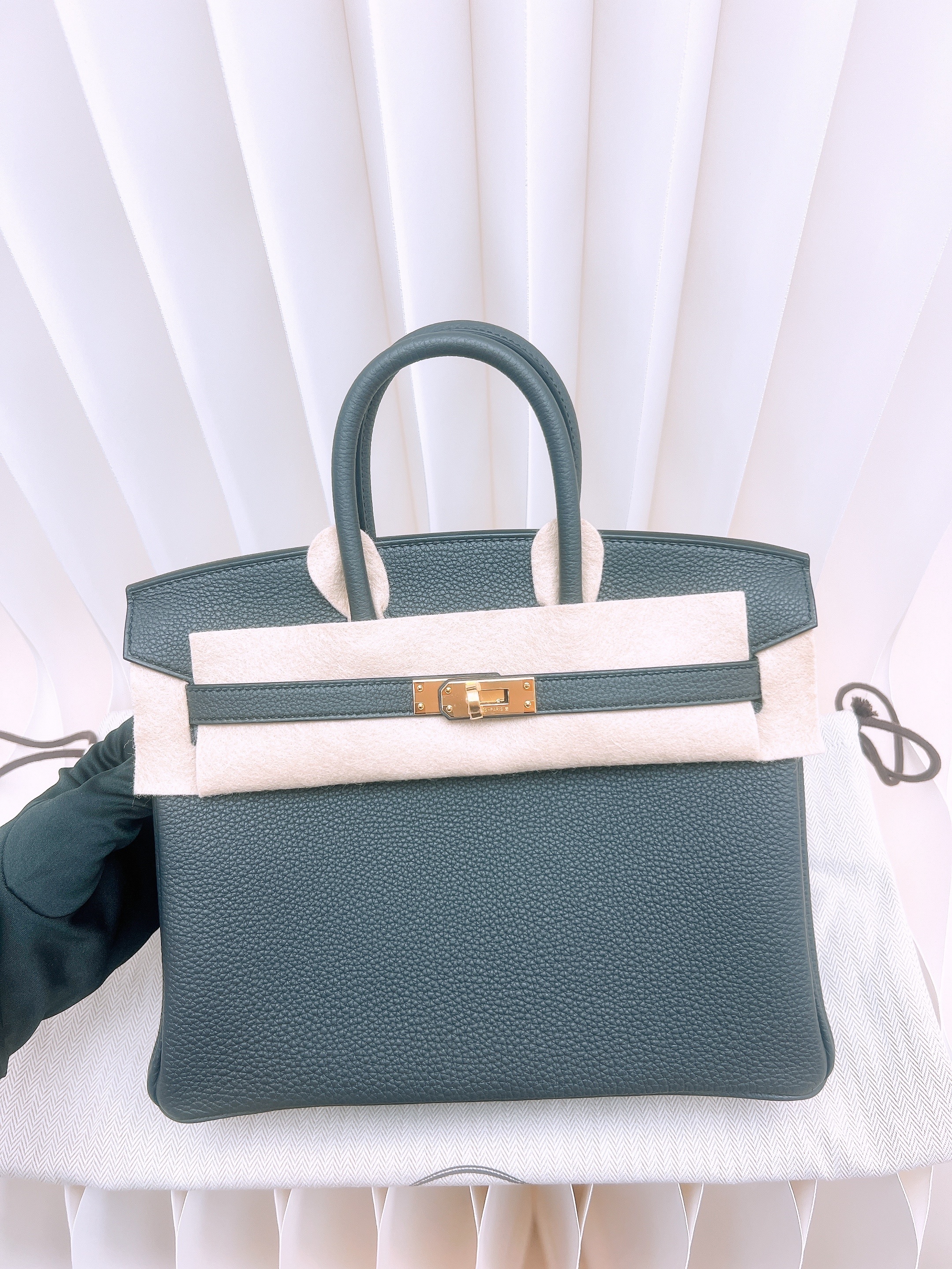 *Brand New* Hermes birkin 25 (grey plomb GHW/ stamp K)