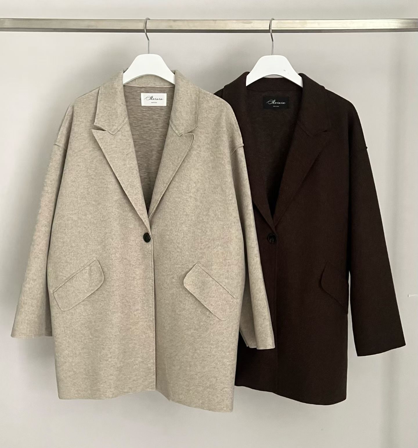 SU5356 寬版西裝長外套