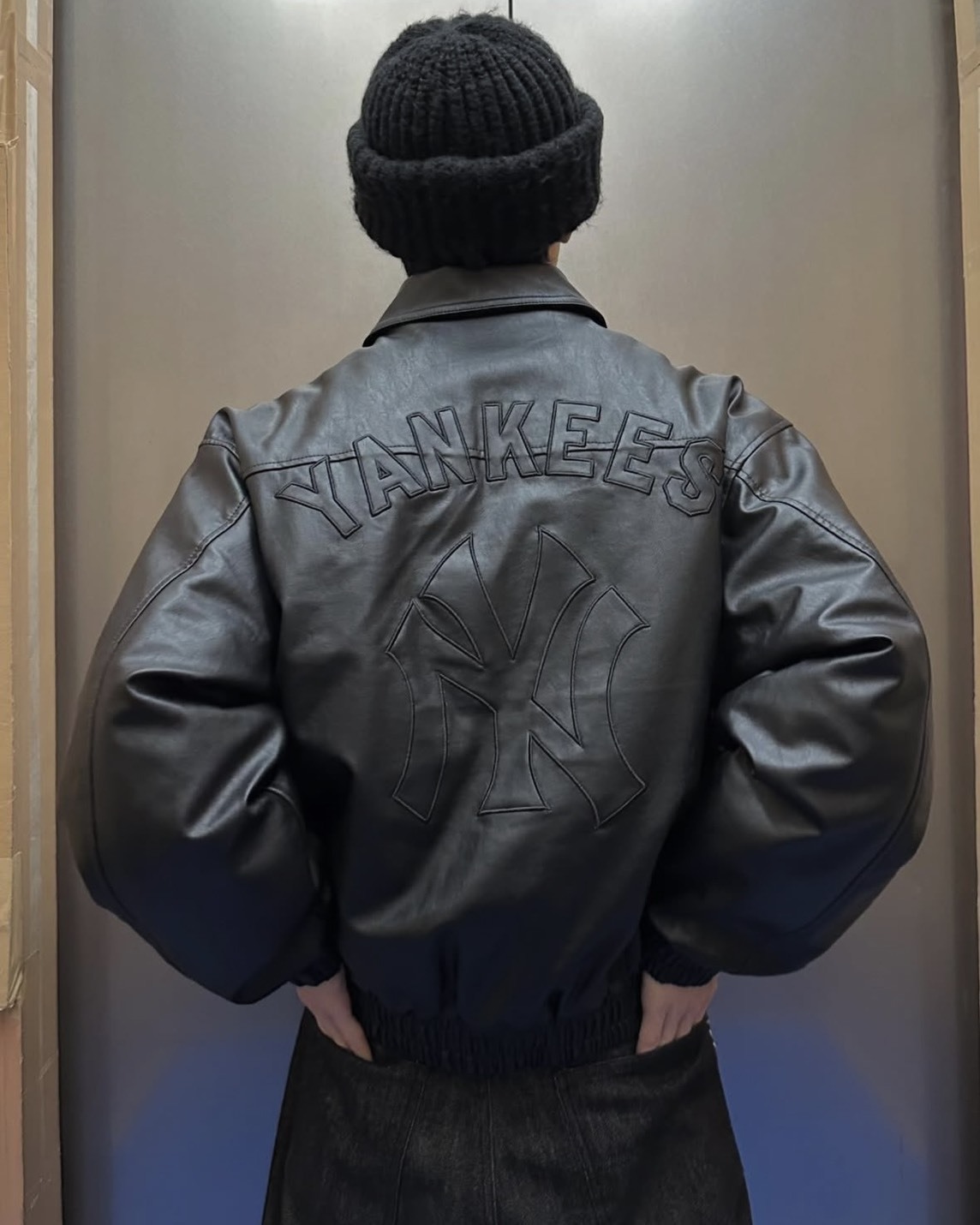 <🇯🇵超帥新發售!!>日本 Perushu × MLB 聯名 拼布 刺繡 鋪棉 皮外套 三款