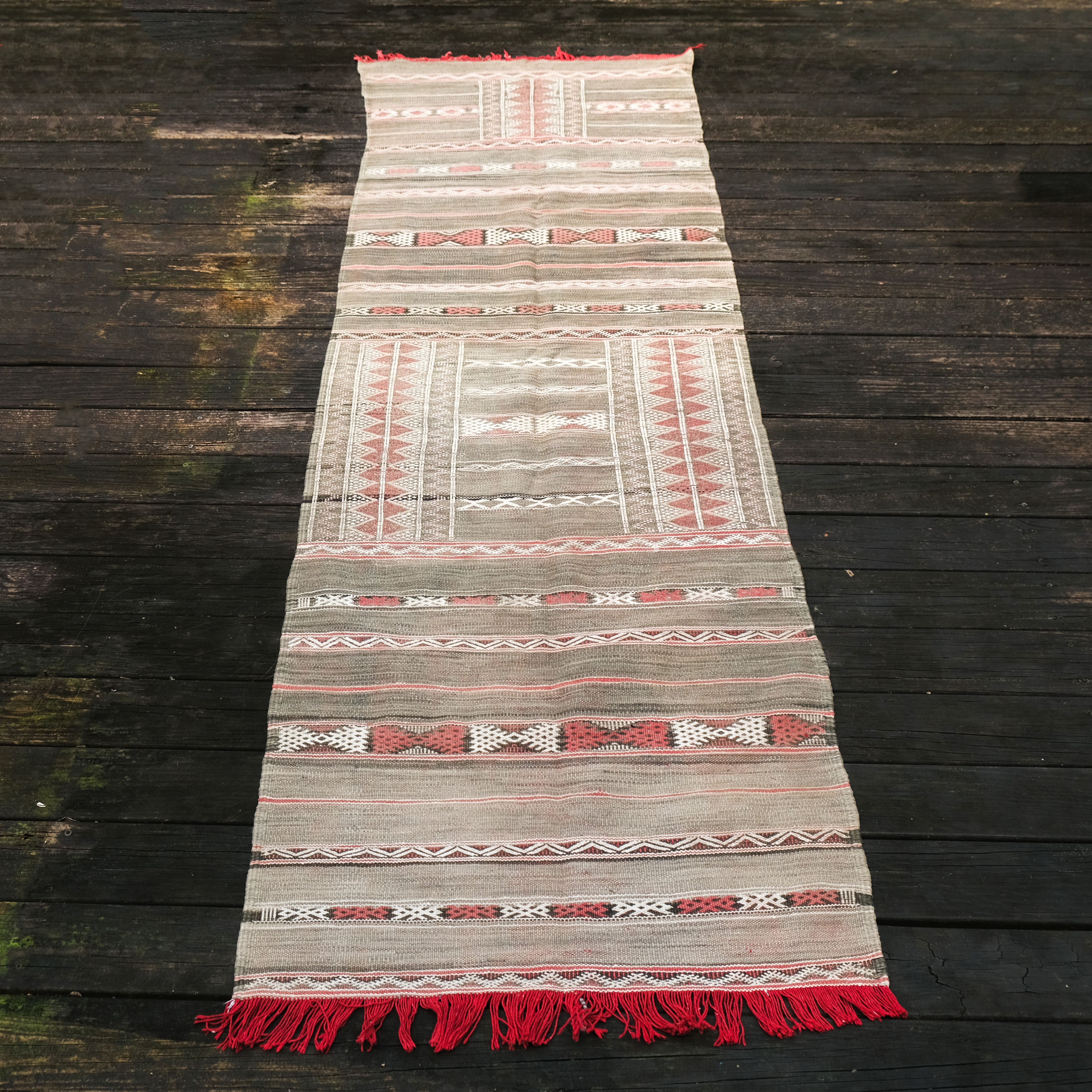 柏柏傳統手織地毯｜Killim 沙漠玫瑰｜摩洛哥