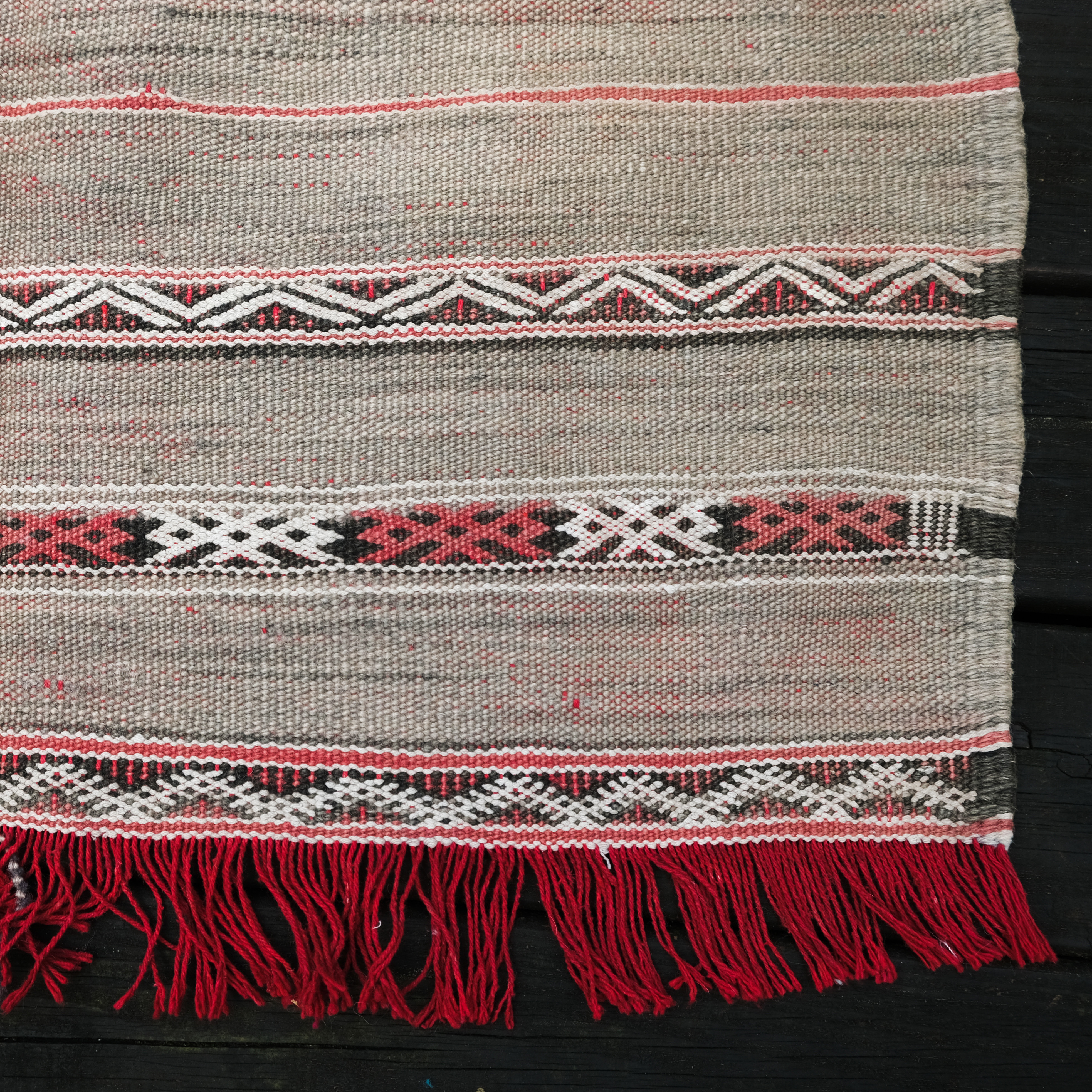 北非傳統手織地毯｜Kilim 沙漠玫瑰｜摩洛哥