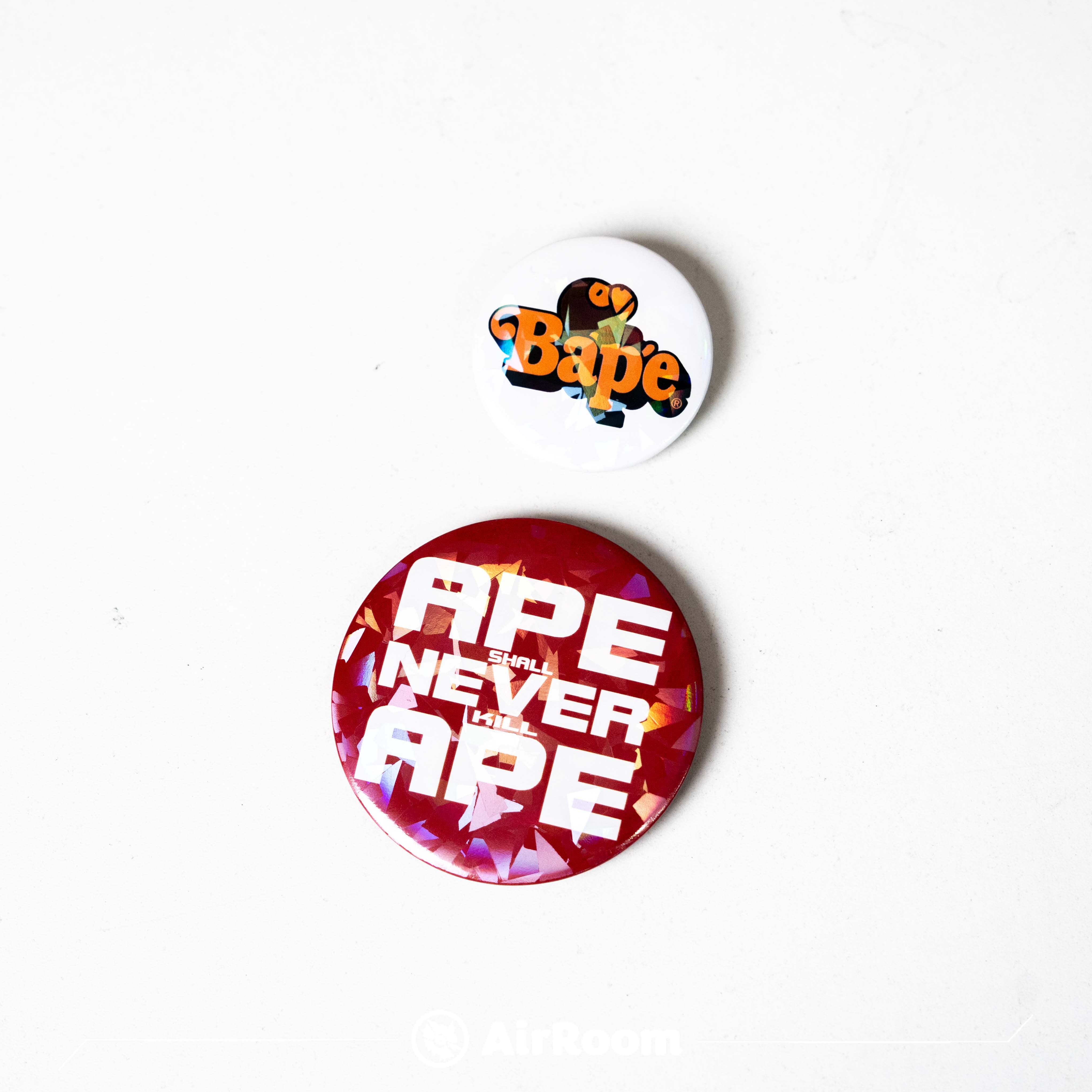 A BATHING APE BAPE 別針 兩個一組 現貨 1L70100001