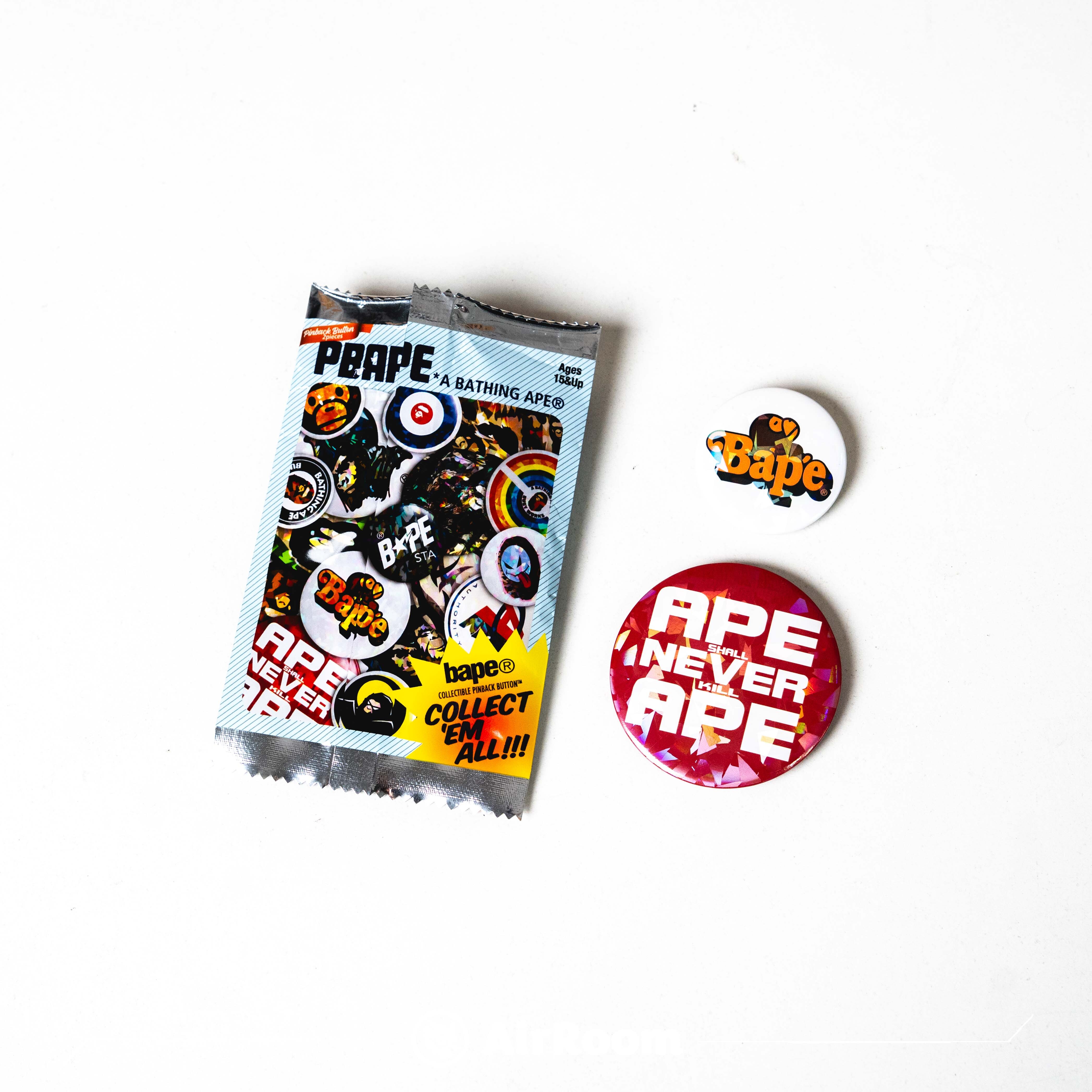 A BATHING APE BAPE 別針 兩個一組 現貨 1L70100001