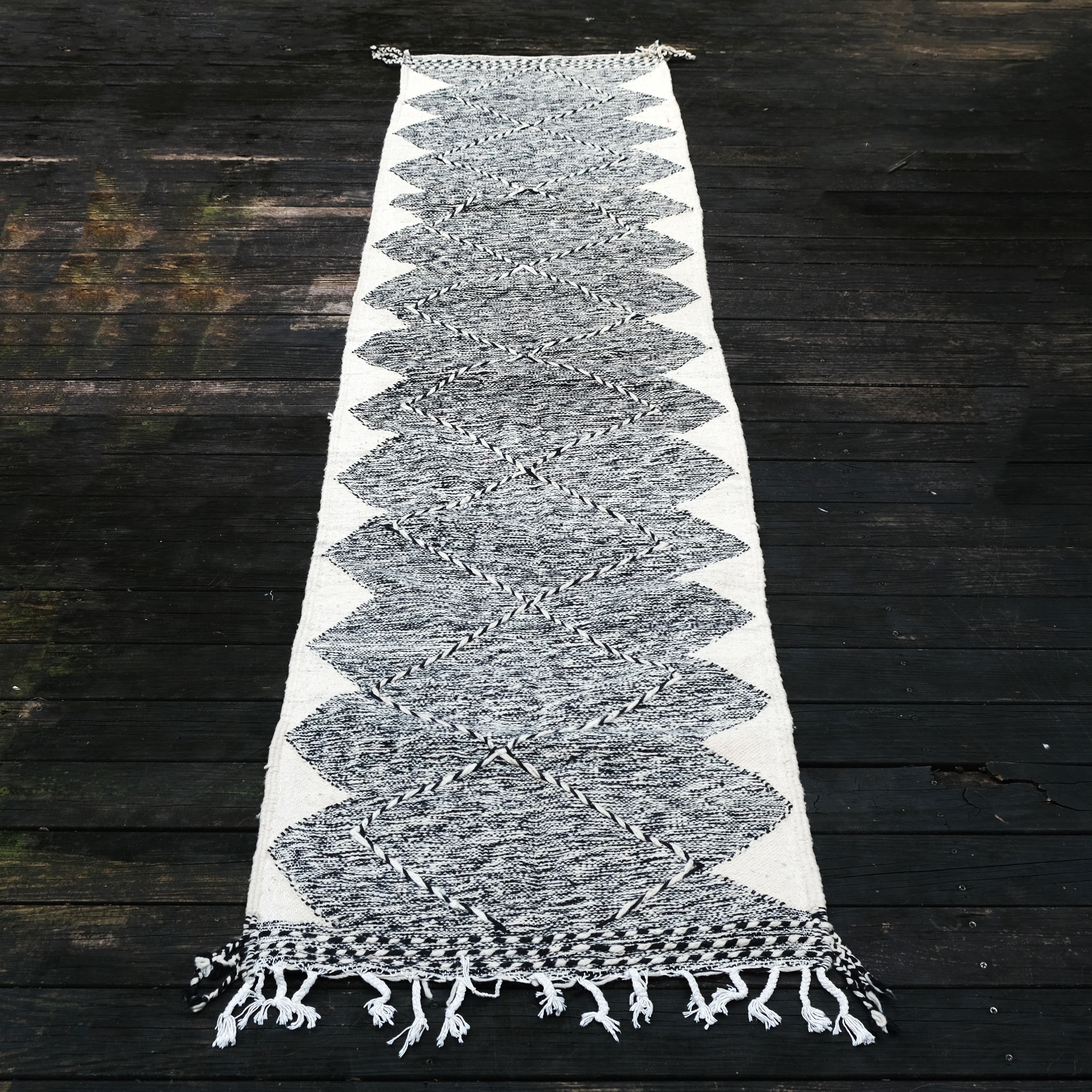 柏柏傳統手織地毯｜Zanafi 菱格｜摩洛哥