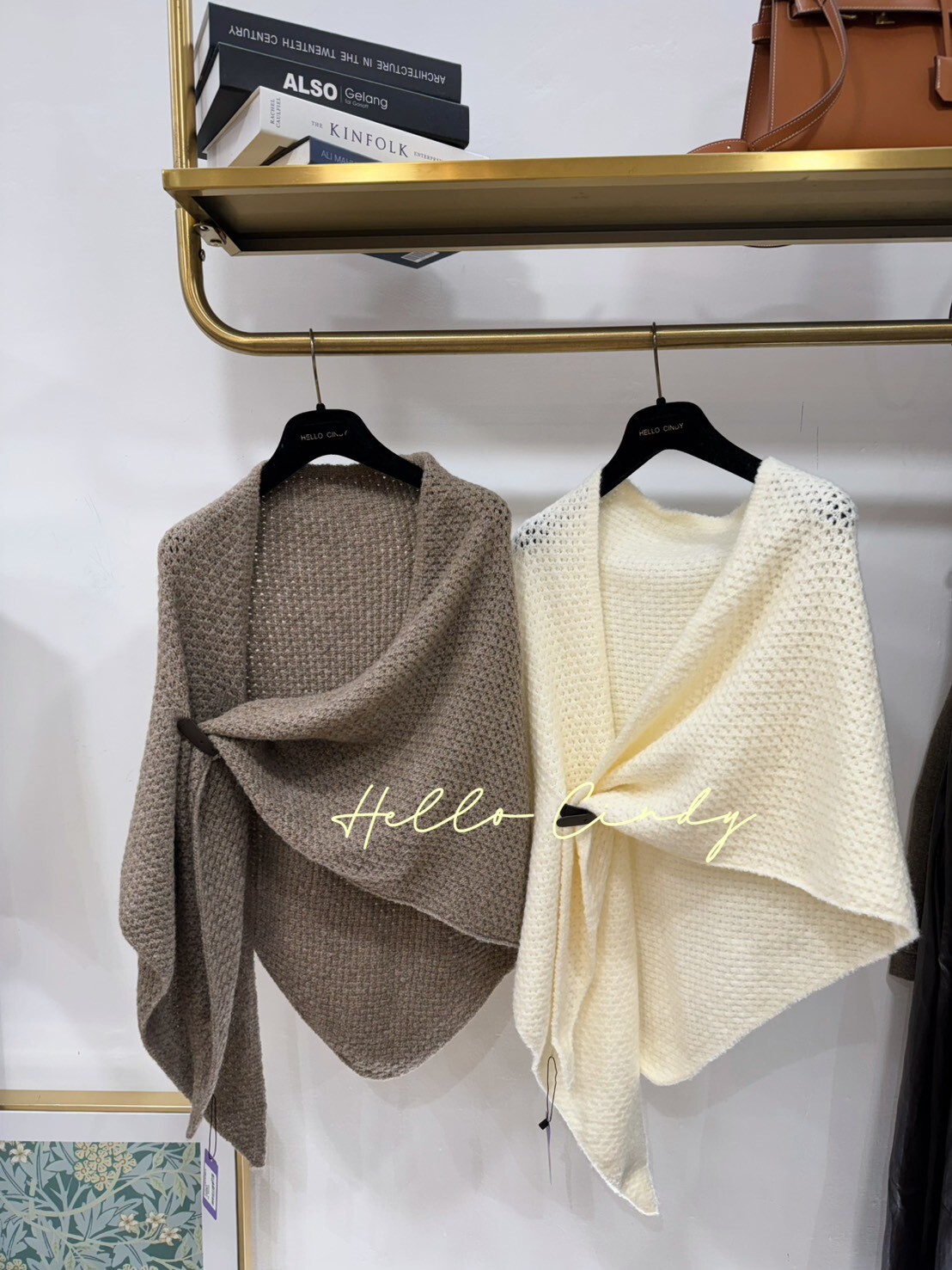 B12061好搭又好用的手勾披肩圍巾