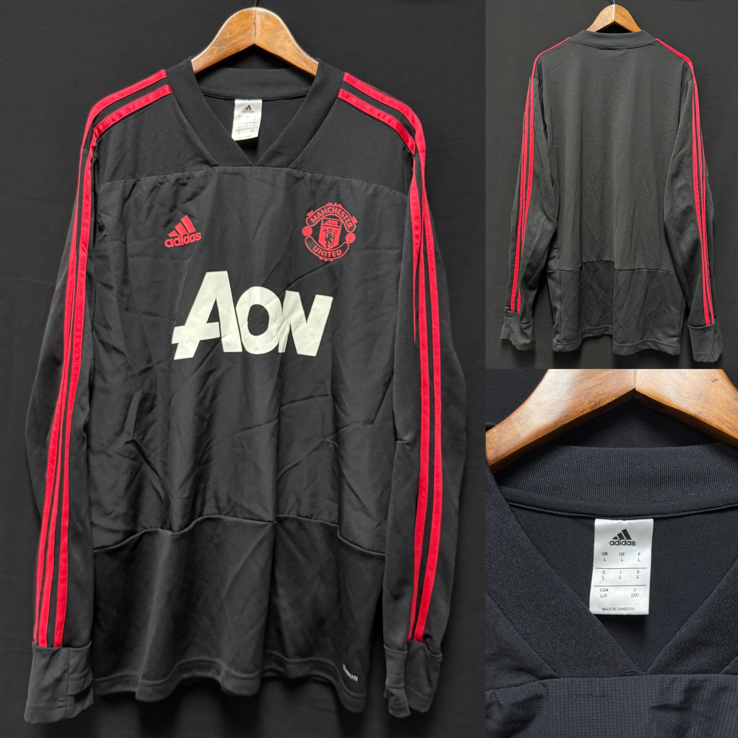 曼聯 2018-2019 Adidas 訓練球衣