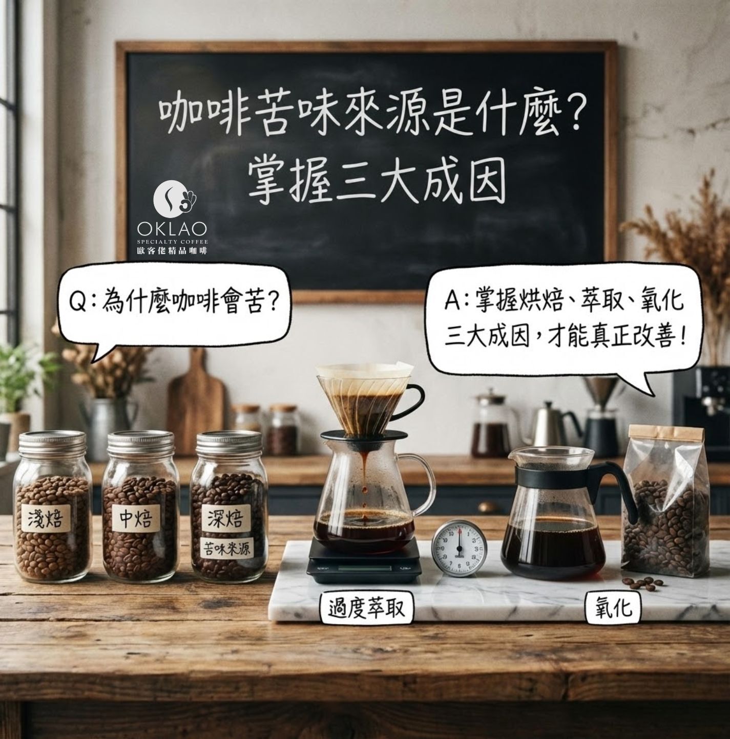 咖啡苦味來源 咖啡太苦怎麼辦 手沖咖啡苦味 咖啡放久變苦 咖啡太苦怎麼辦 不苦的咖啡推薦 好喝的咖啡牌子 歐客佬咖啡 商業咖啡豆 精品咖啡豆