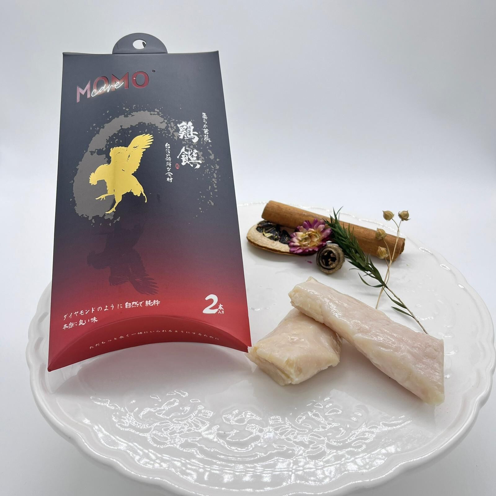 台灣MOMOcare 蒸煮鮮肉 (雞胸肉塊) 40g x 2本