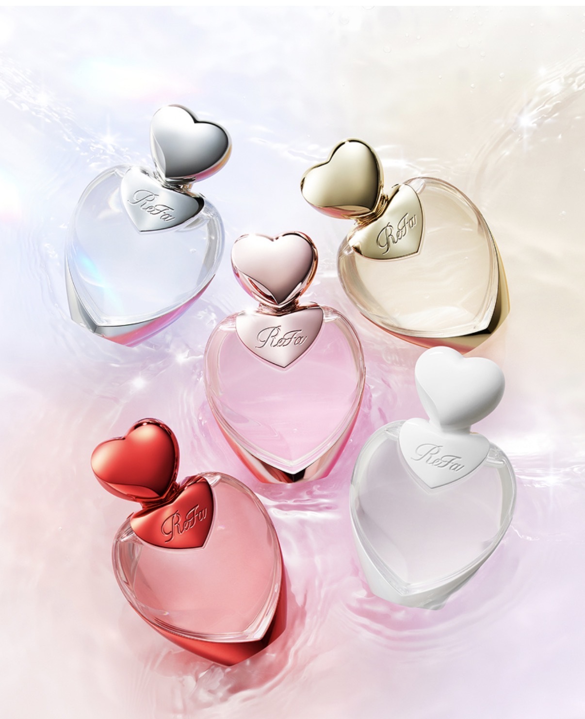 日本REFA HEART FRAGRANCES限定心型香水50ML