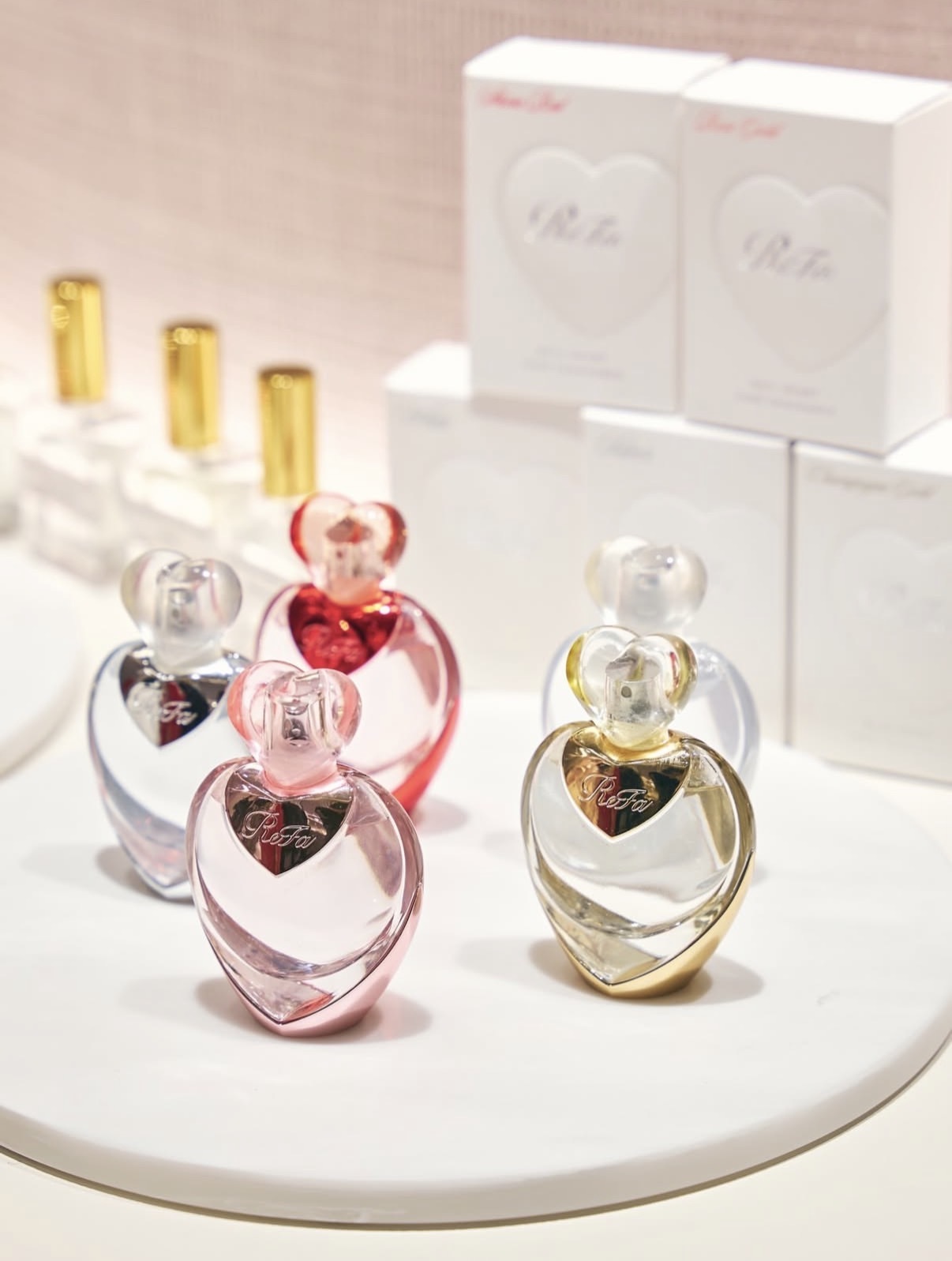 日本REFA HEART FRAGRANCES限定心型香水50ML