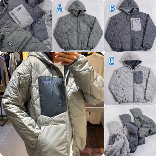 Pat*agonia 菱格紋防風防水連帽外套- 2502758