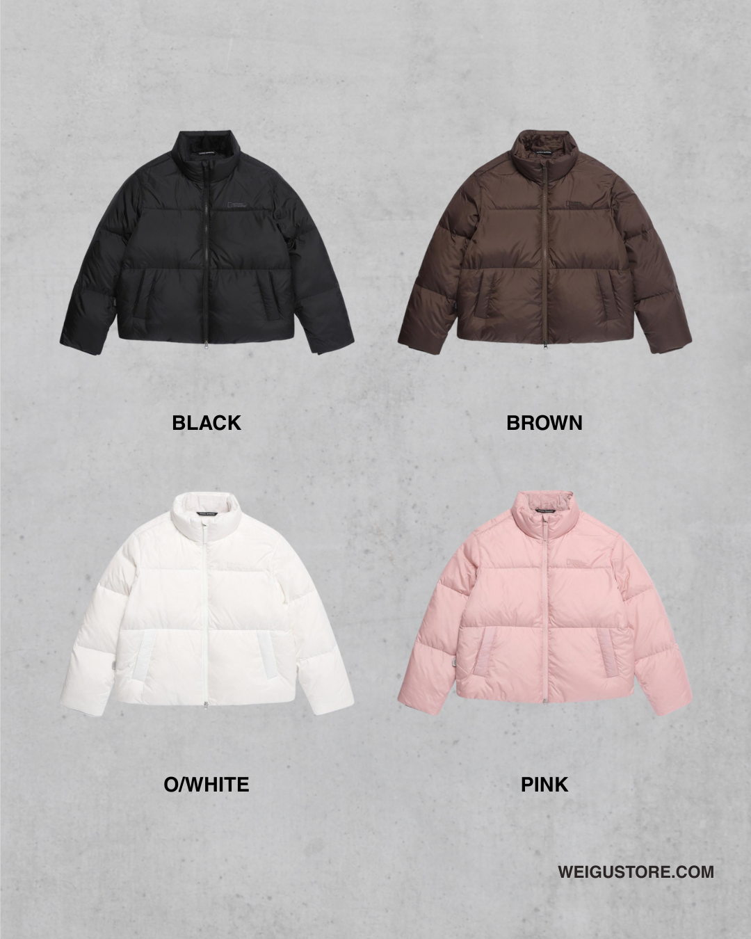 【預購】National Geographic 女款 鵝絨 立領羽絨外套 N254WDW870 N254WDW170