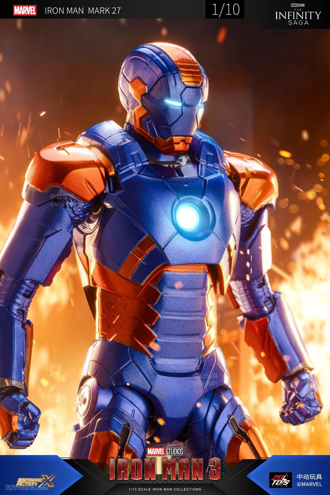 ZD Toys 6吋 鐵甲奇俠 Iron Man Mark 27