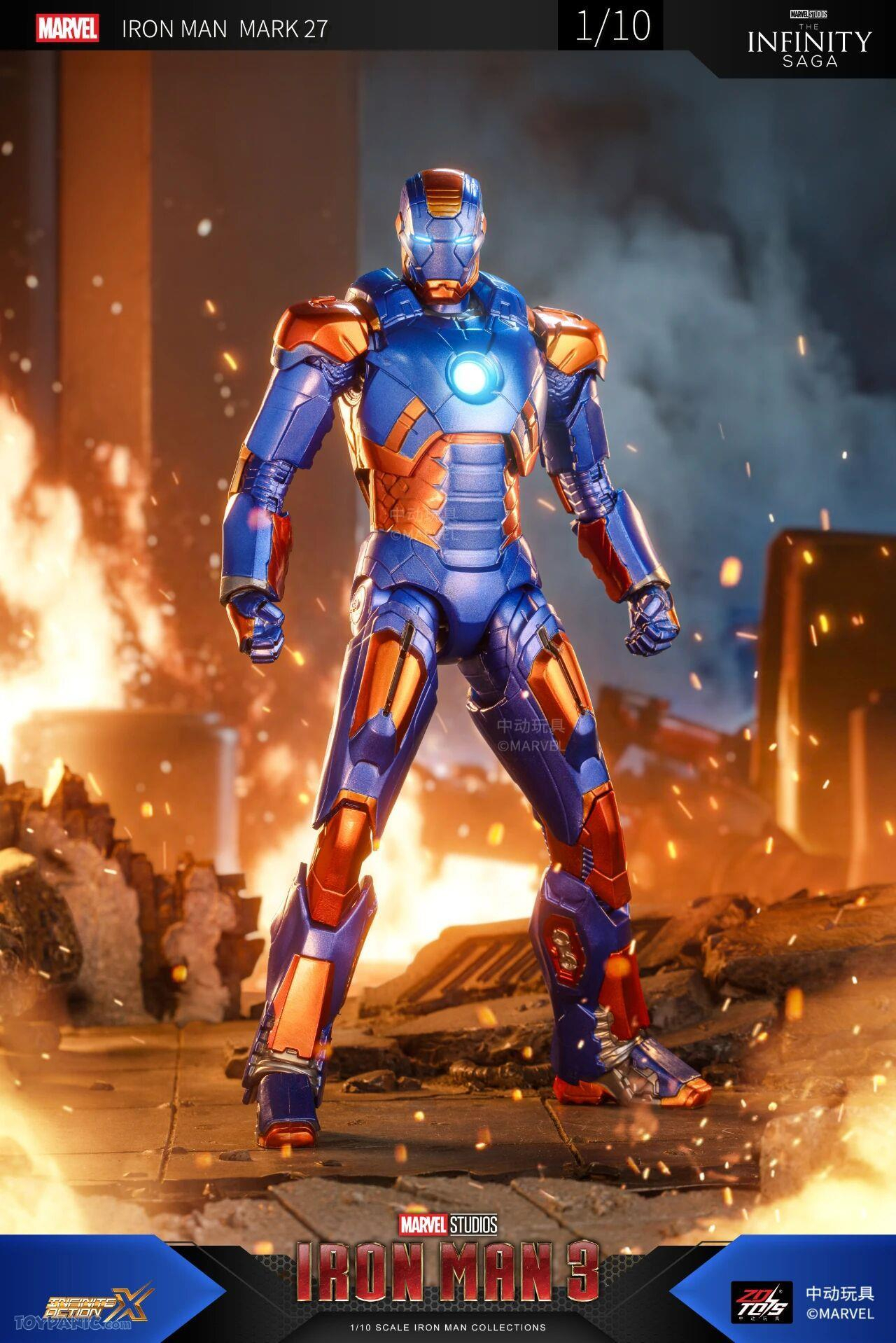 ZD Toys 6吋 鐵甲奇俠 Iron Man Mark 27