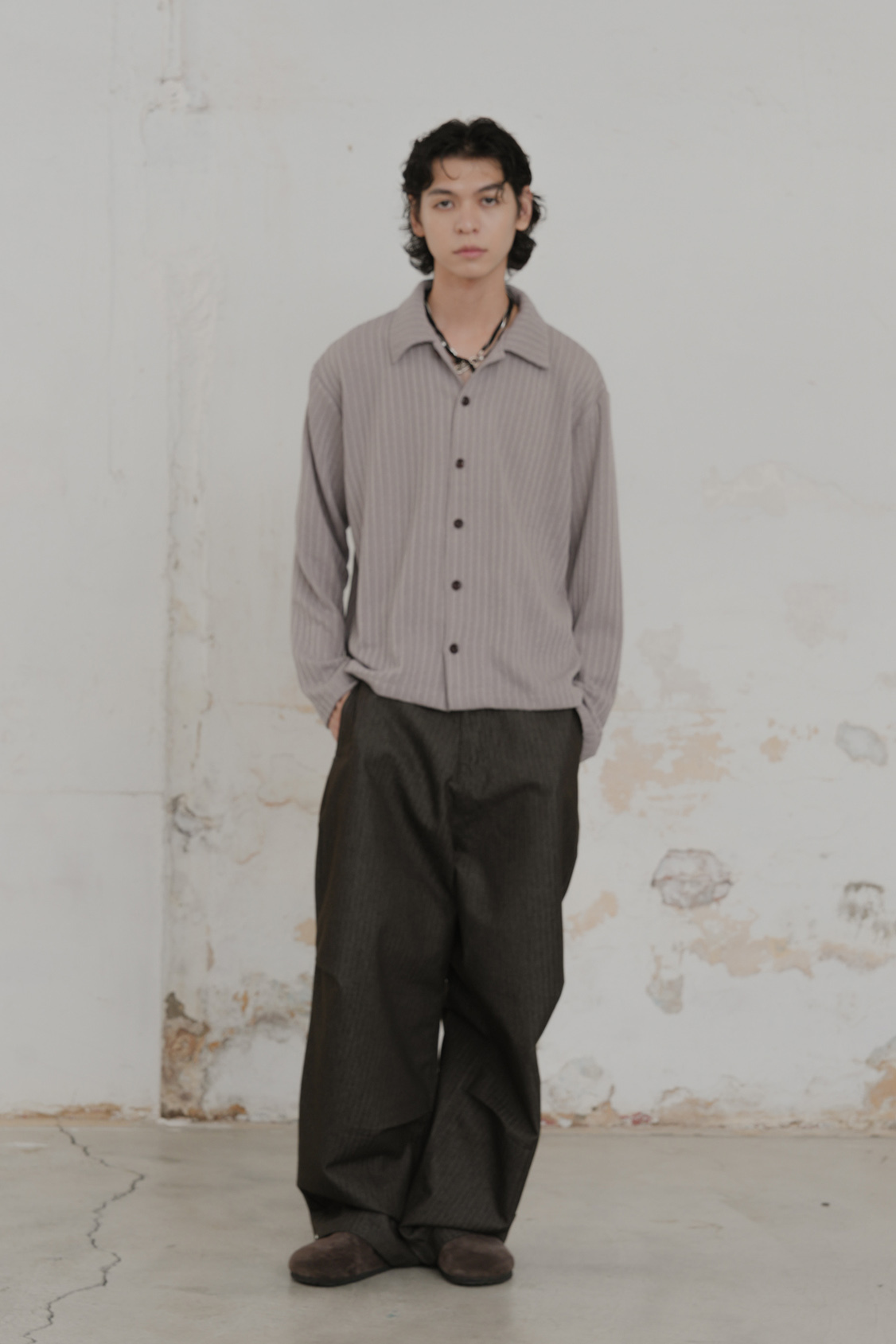 Heavy Knit Shirt #上衣