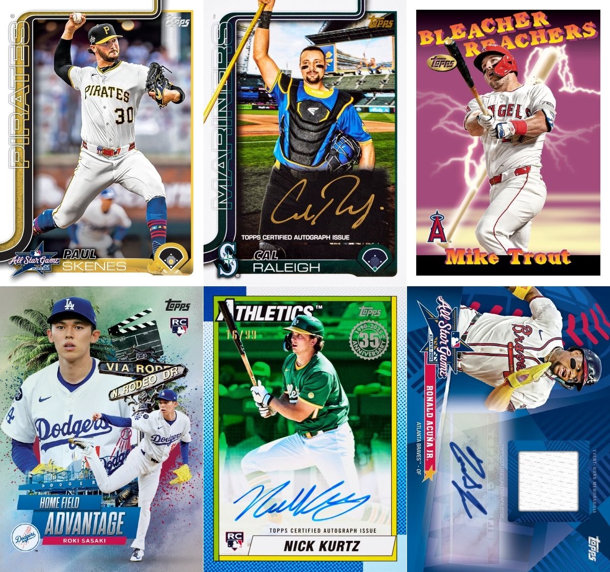 Topps 2025 Update Series Baseball Value Box 球員卡 卡盒