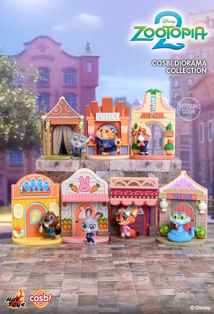 Hot Toys 優獸大都會2 Cosbi 場景系列 全套6款