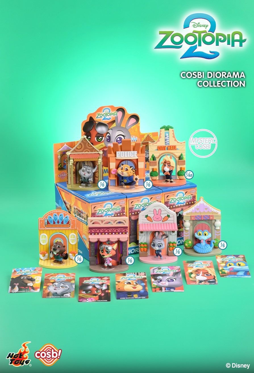 Hot Toys 優獸大都會2 Cosbi 場景系列 全套6款
