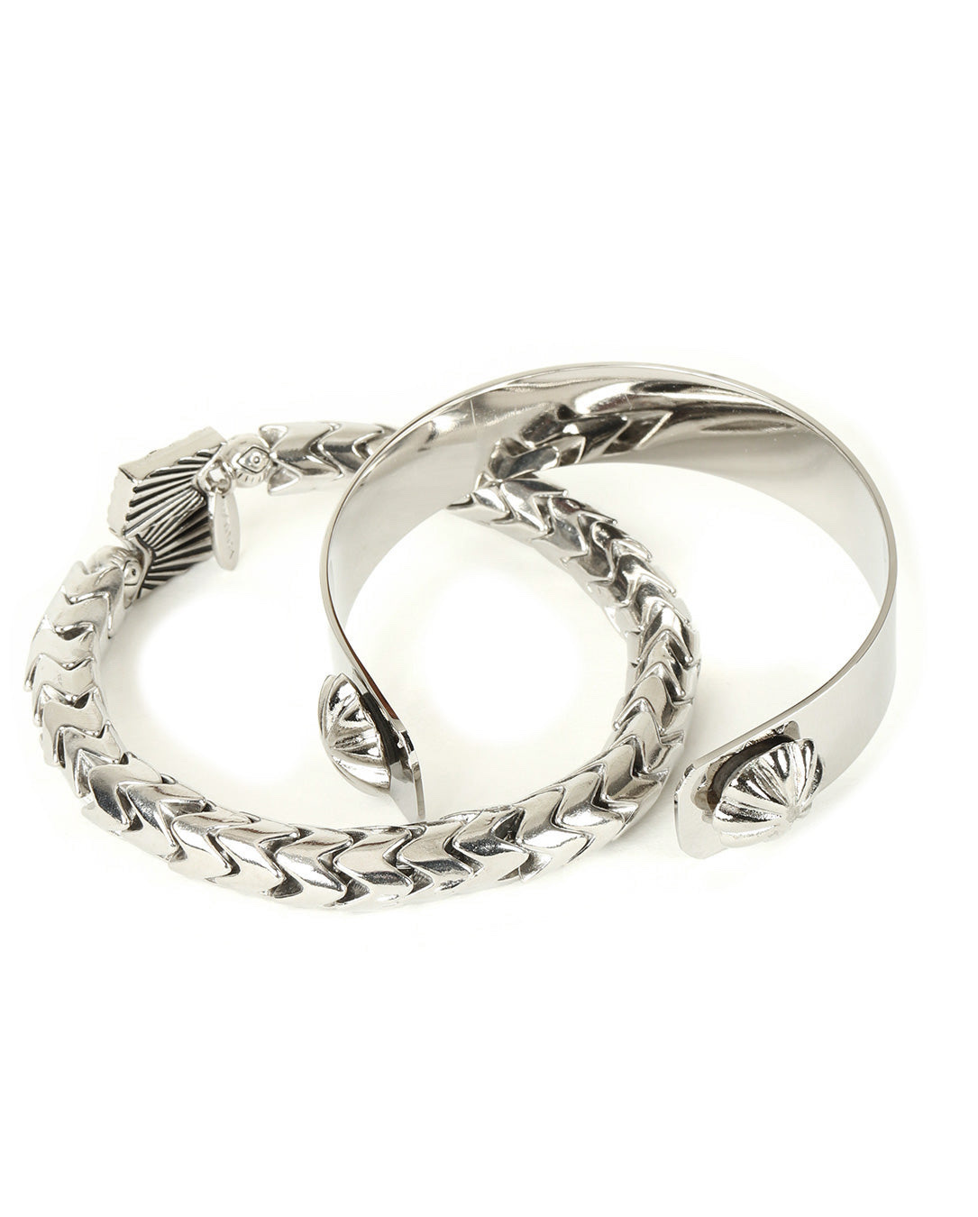TOGA TOO / Metal Bangle Set silver