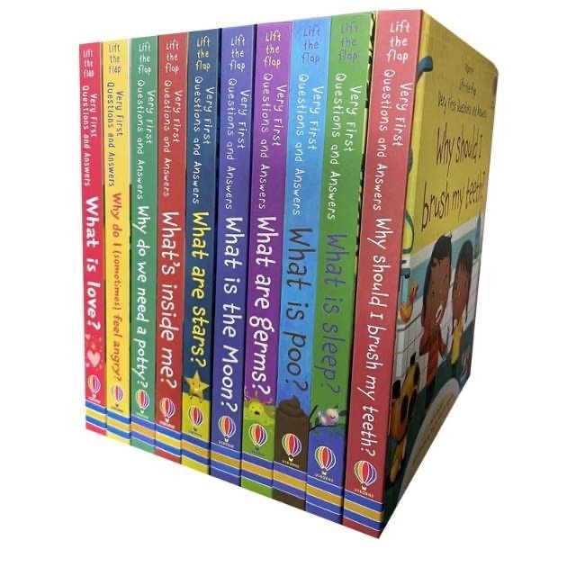 Usborne Very First Questions and Answers Series 12 books Set