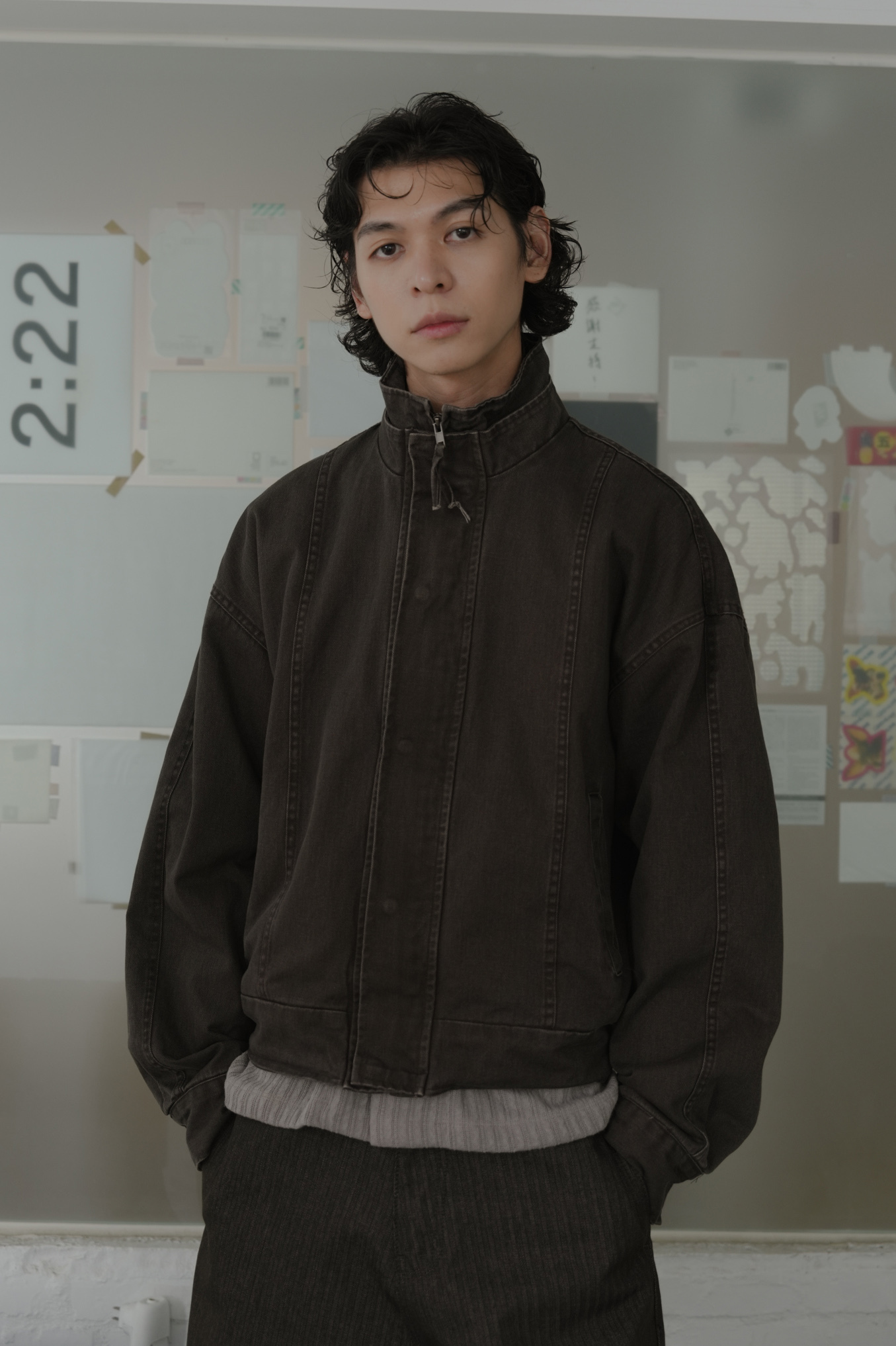 Katsuon Double High-Neck Jumper #外套
