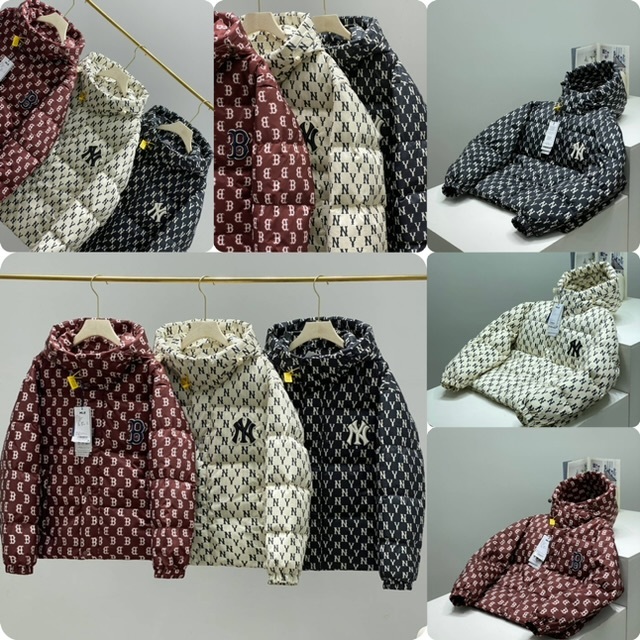 MLB滿印Logo 短款羽絨外套 - 2502766