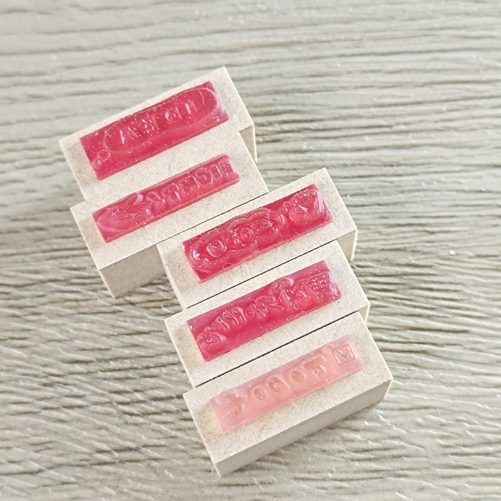 日本Stamp Marche．手帳文字印章 原創印章 共五款