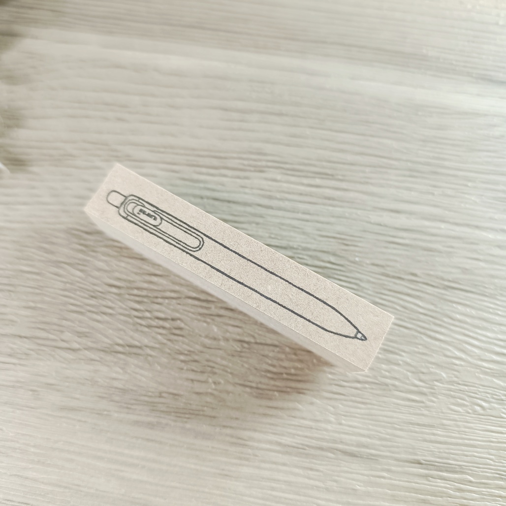 日本Stamp Marche．uni-ball one 鋼珠筆 原創印章