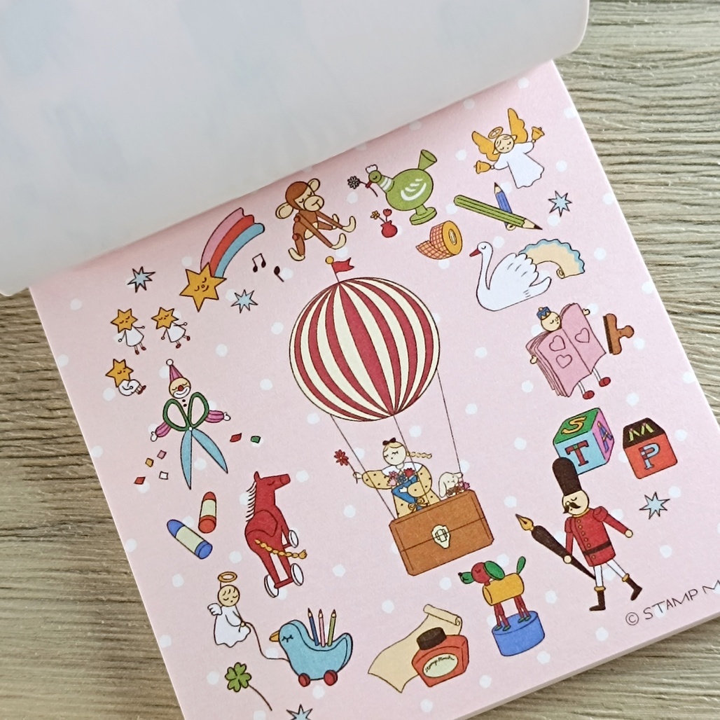 日本Stamp Marche．5周年紀念限定 便條紙本