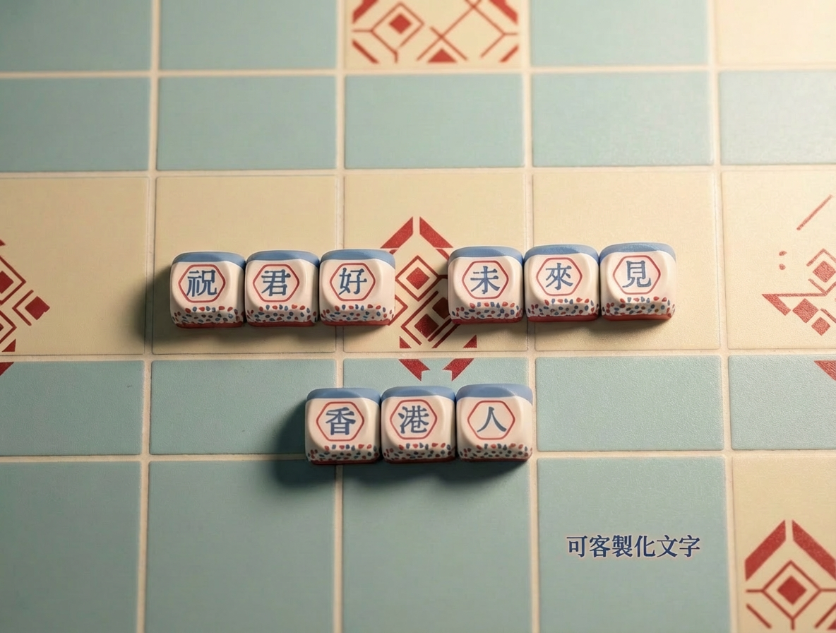 【童年甜味】經典雪糕車花紋 機械按鍵解壓匙扣 (支援客製化)