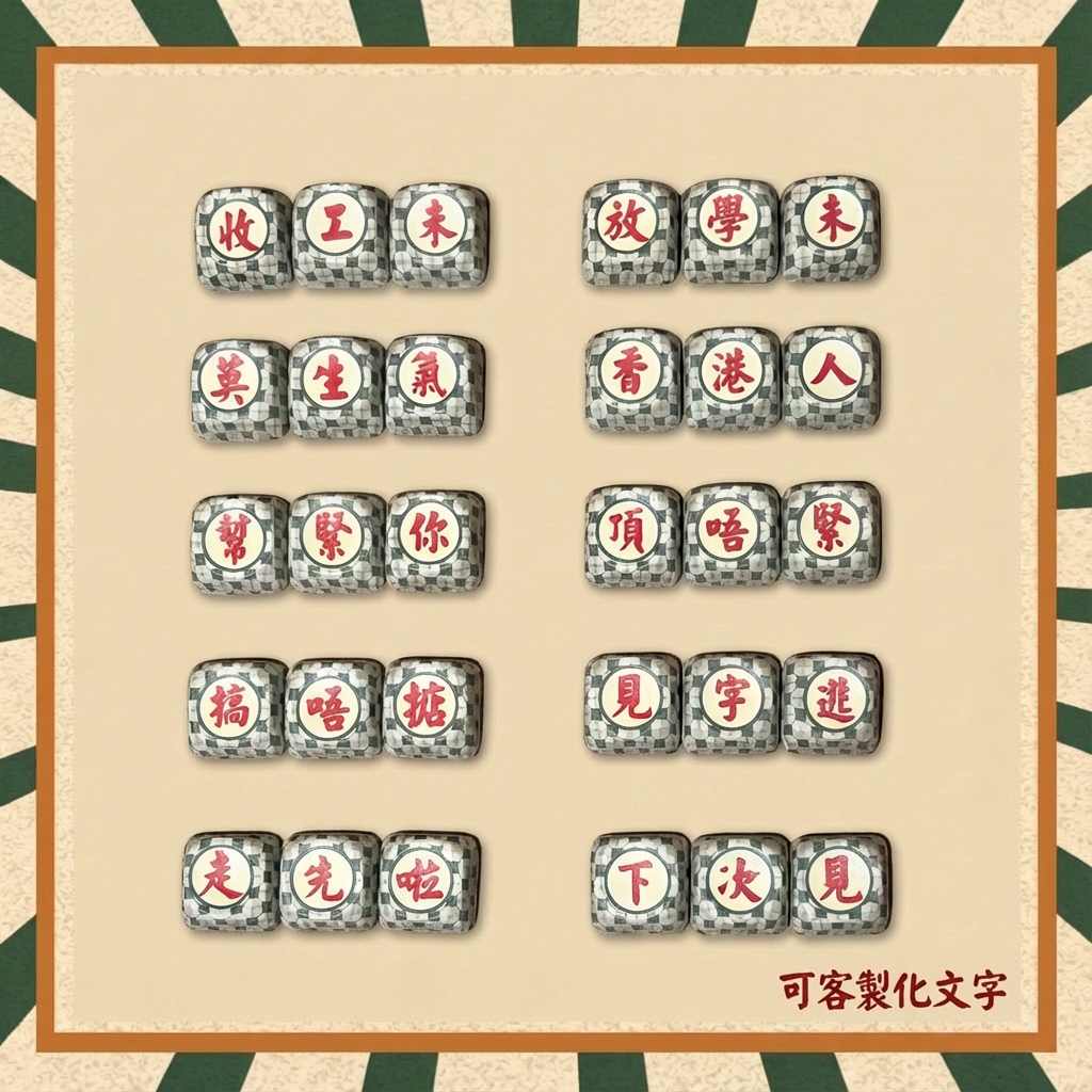 【港式茶記】經典茶餐廳系列 機械按鍵解壓匙扣 (支援客製化)