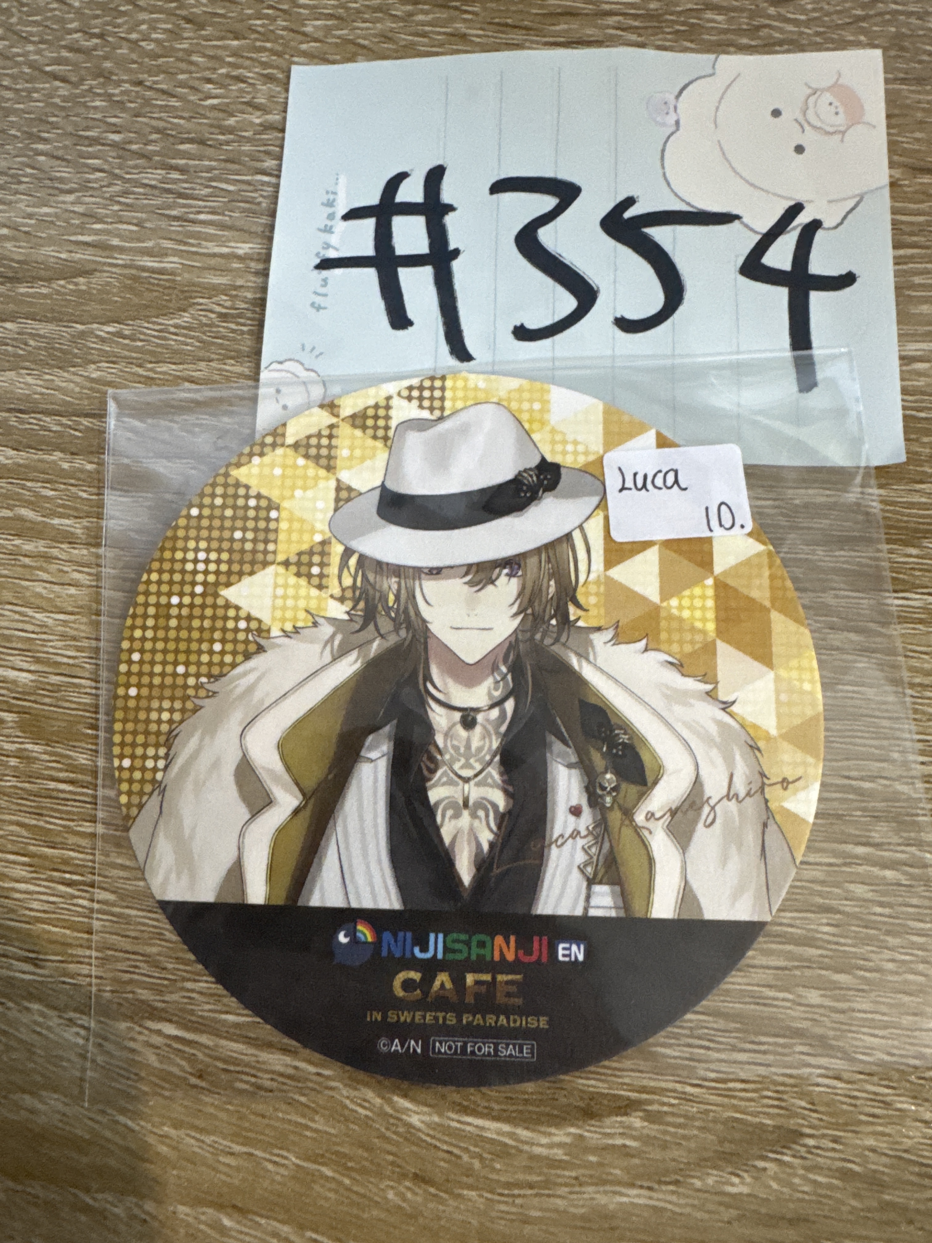 彩虹社 LUCA 杯墊#354