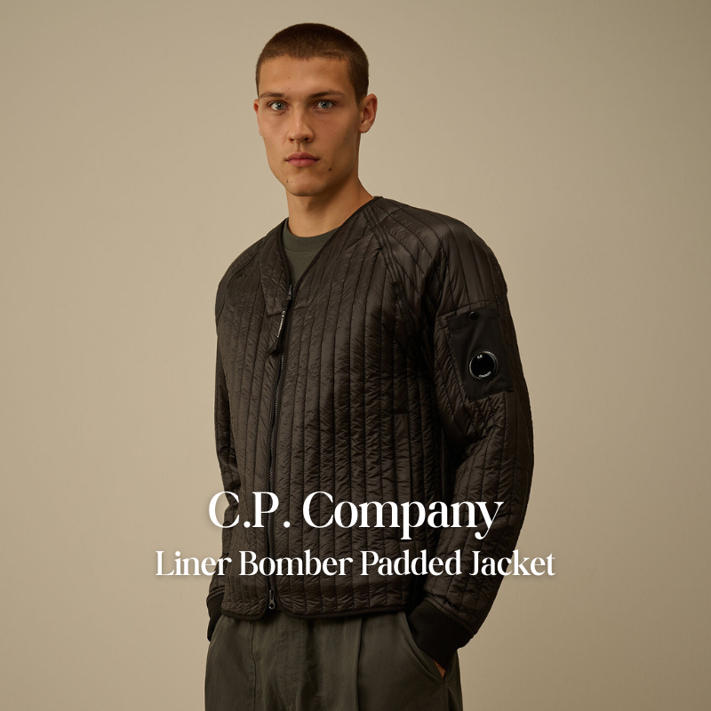 【代購】C.P. Company Liner Bomber Padded Jacket 內裡保暖飛行外套 – 輕量鋪棉・城市日常百搭