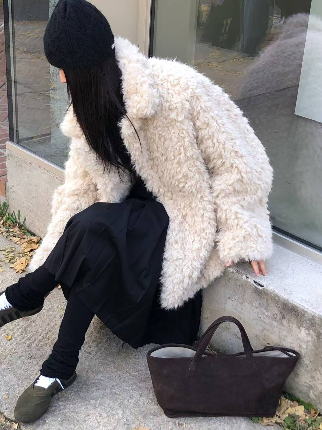 SHEARLING FUR COAT 羊毛外套
