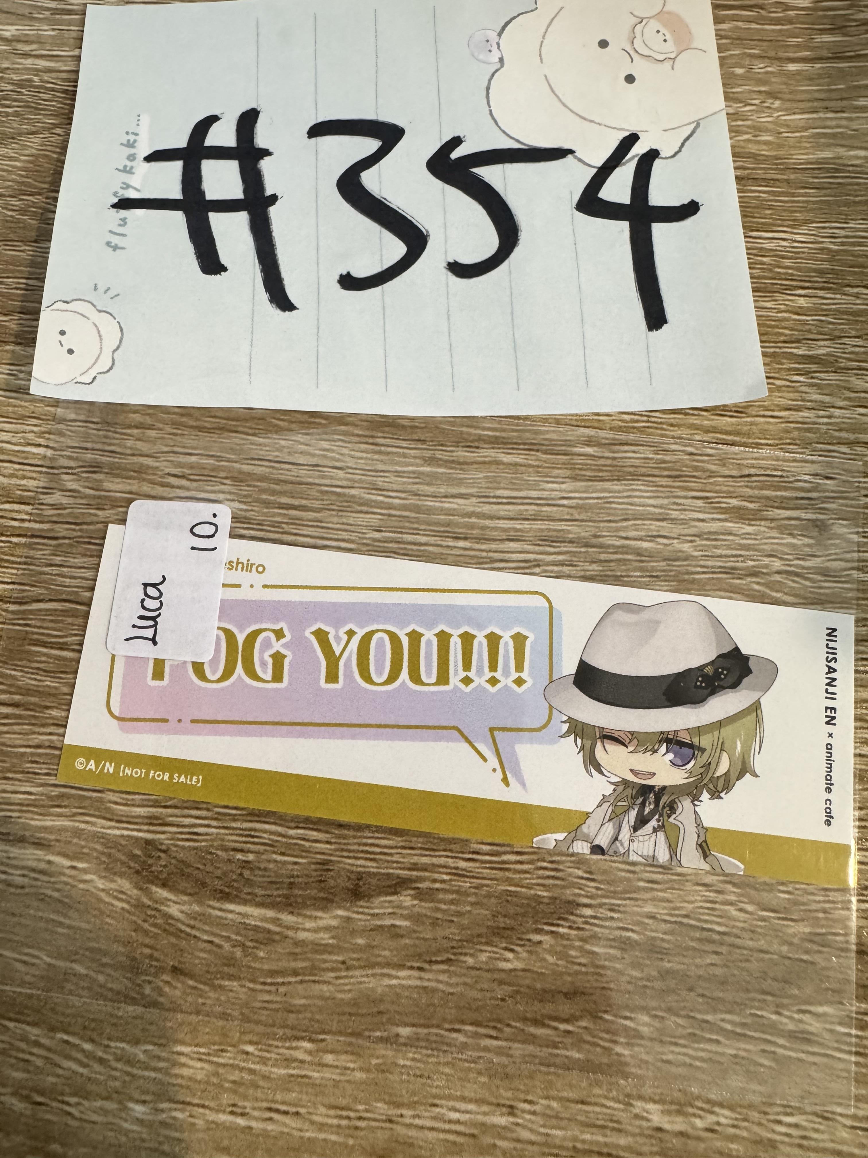 彩虹社  LUCA 貼紙 #354