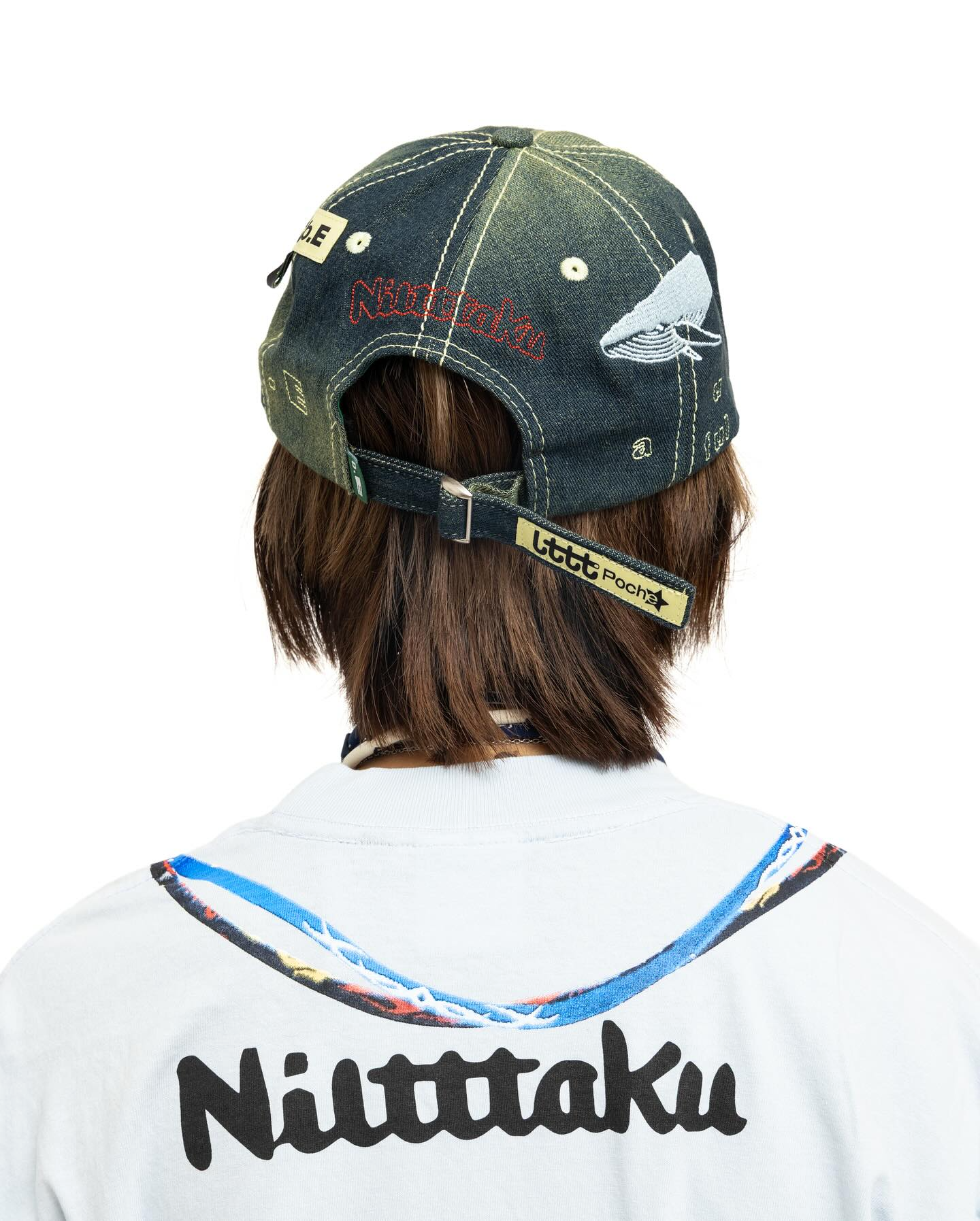 b.Eautiful x LTTT Vapor Hat (Fade Denim / Red)