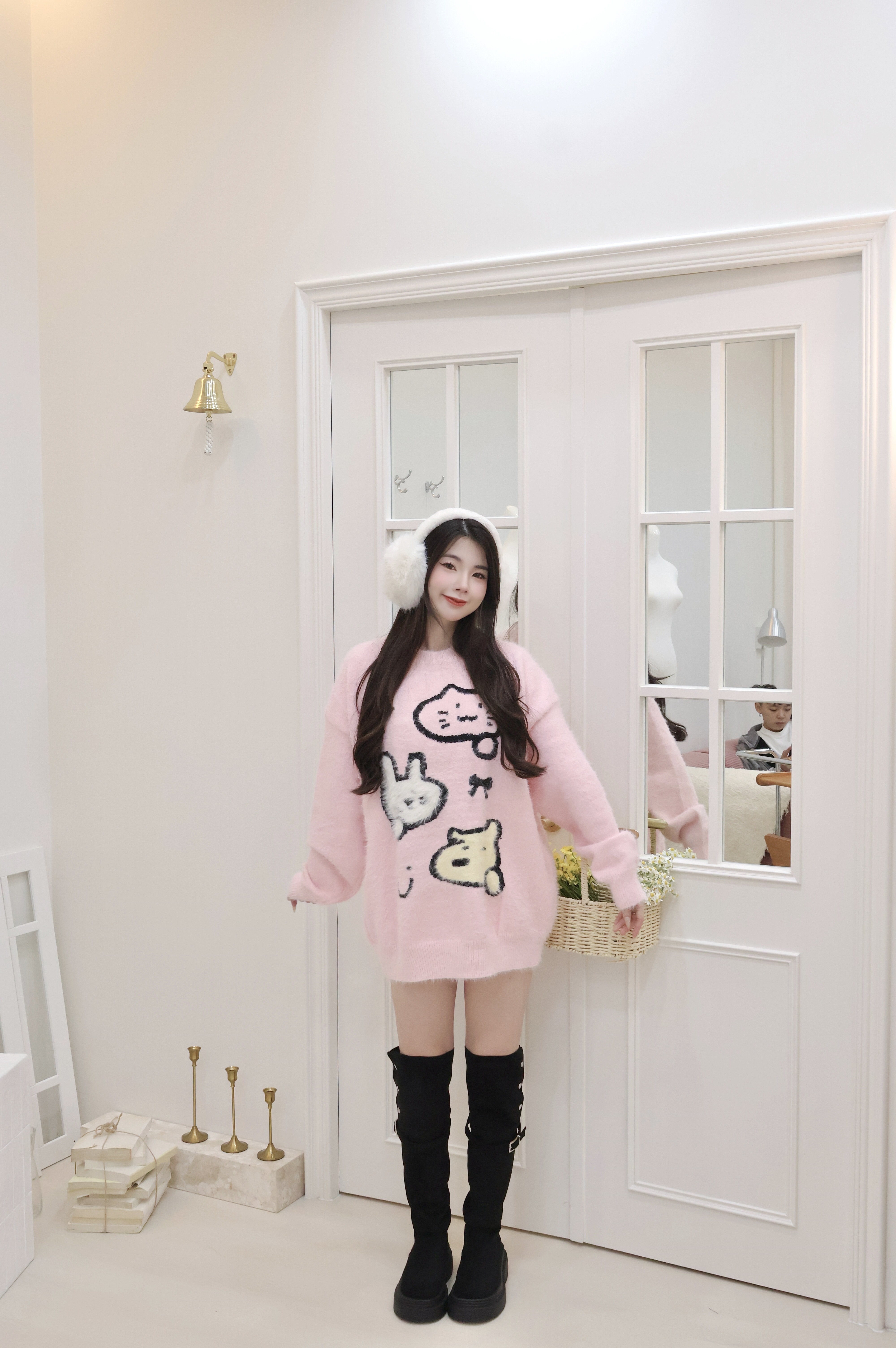 日系小動物水貂毛衣🐰