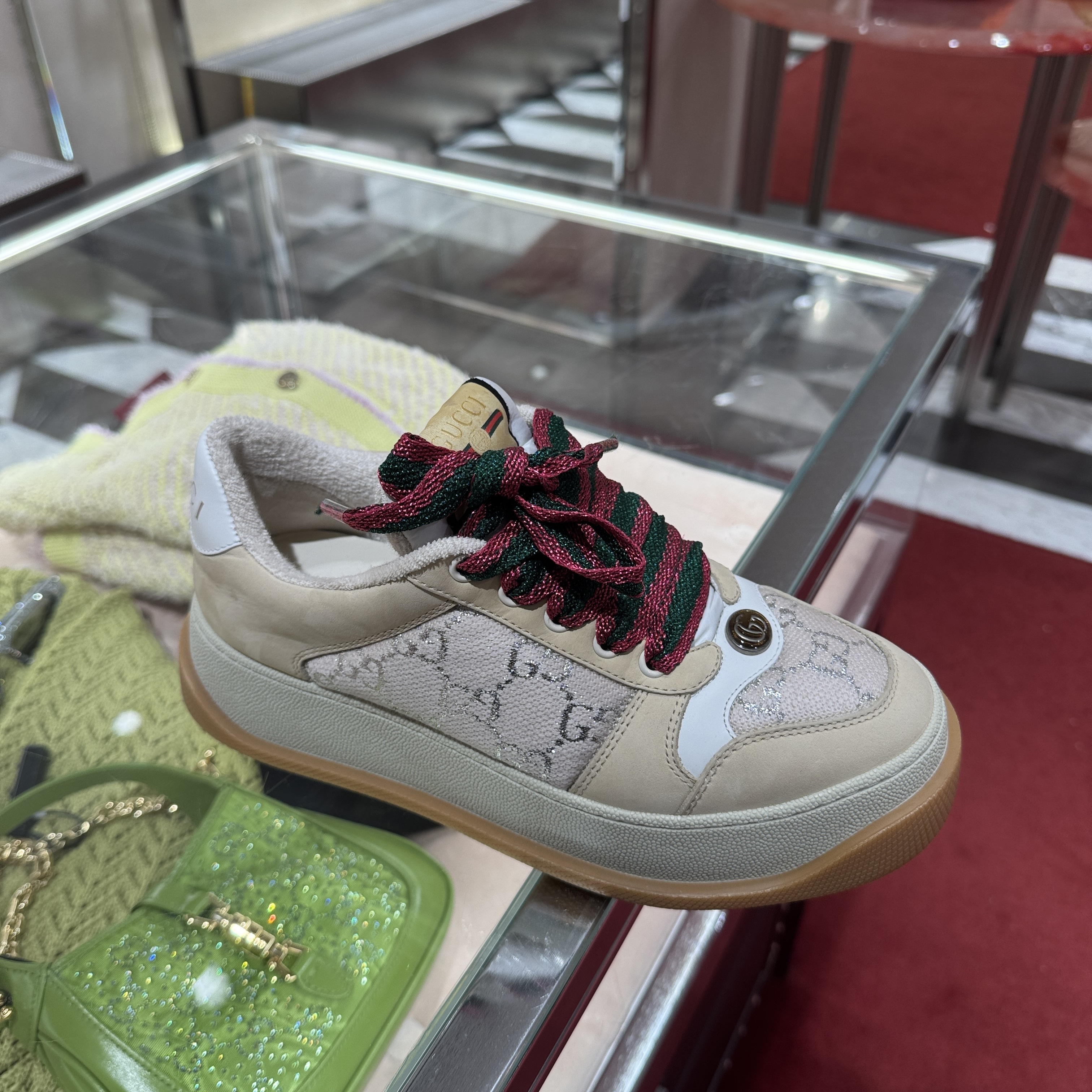 Gucci gg screener sneakers cream