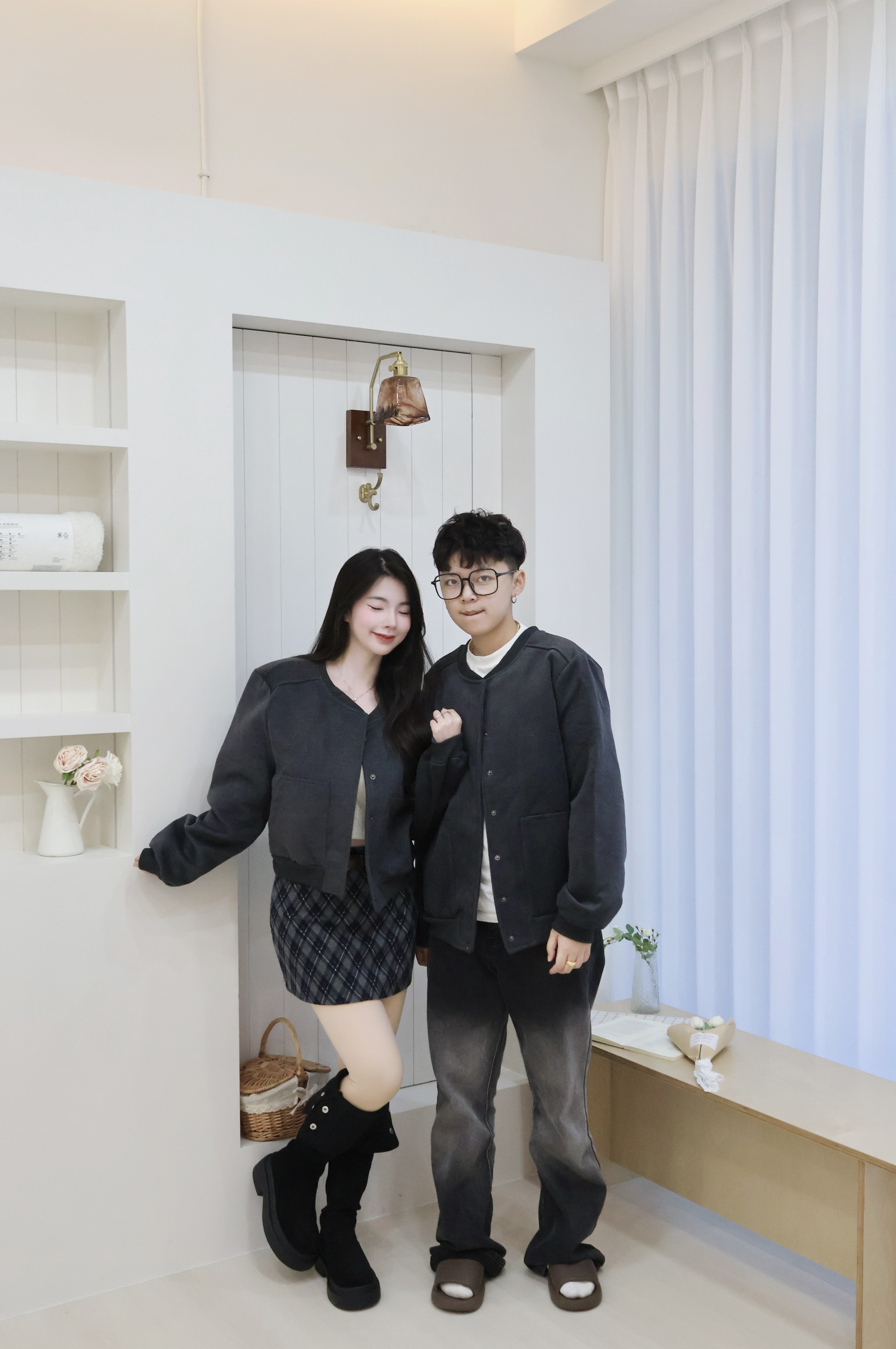 韓系厚毛呢夾克🩶