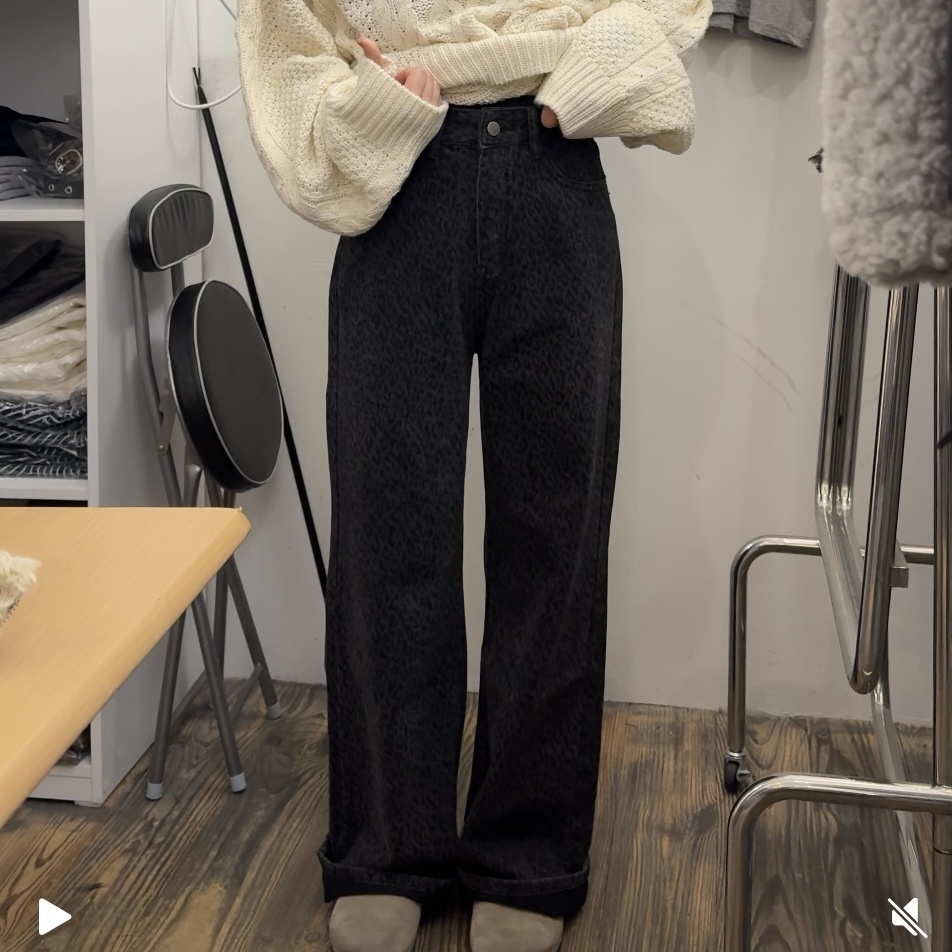 愛鼠這件豹紋褲(S/M)