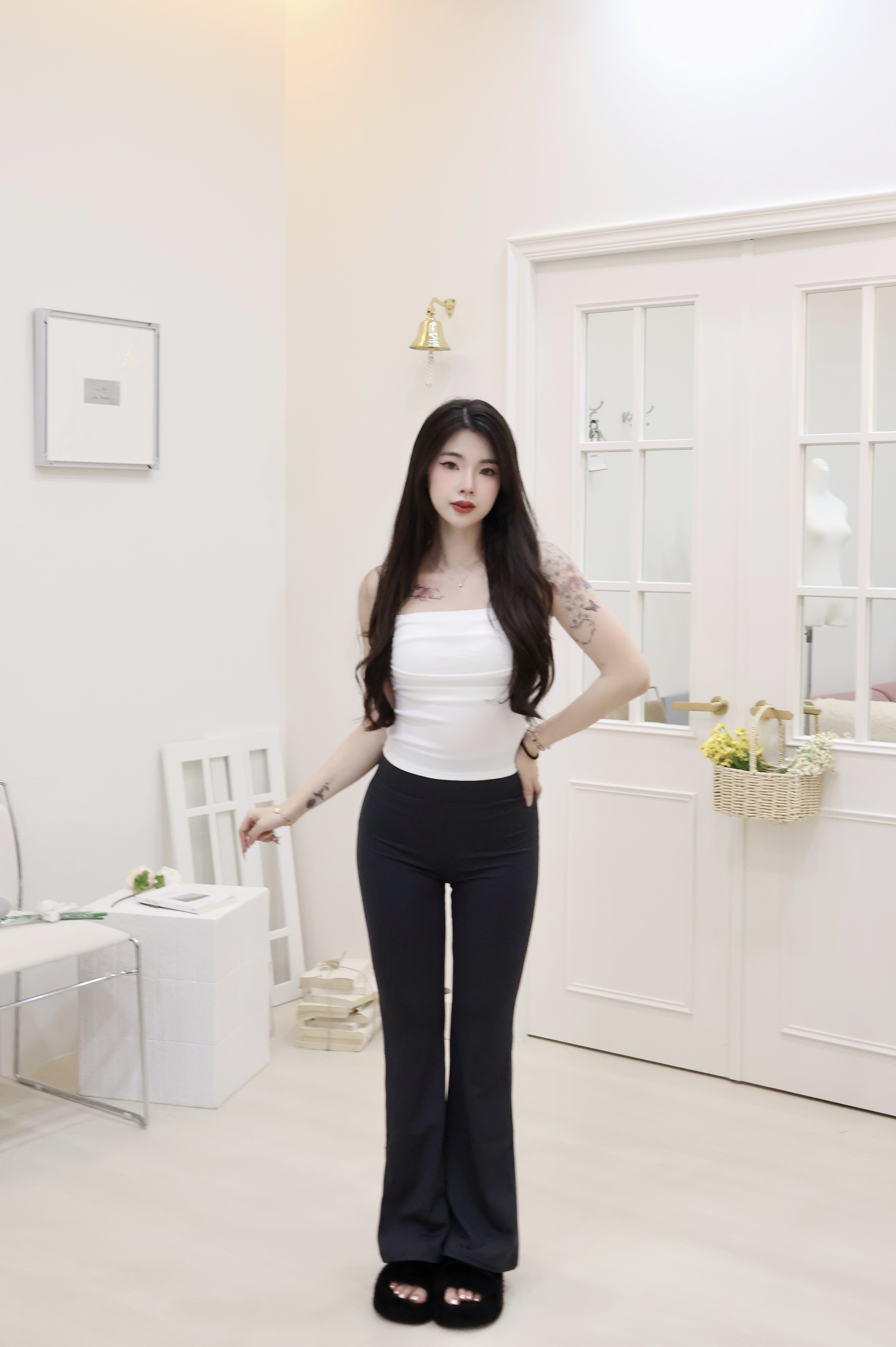 法式奶油抓皺小背心🍰