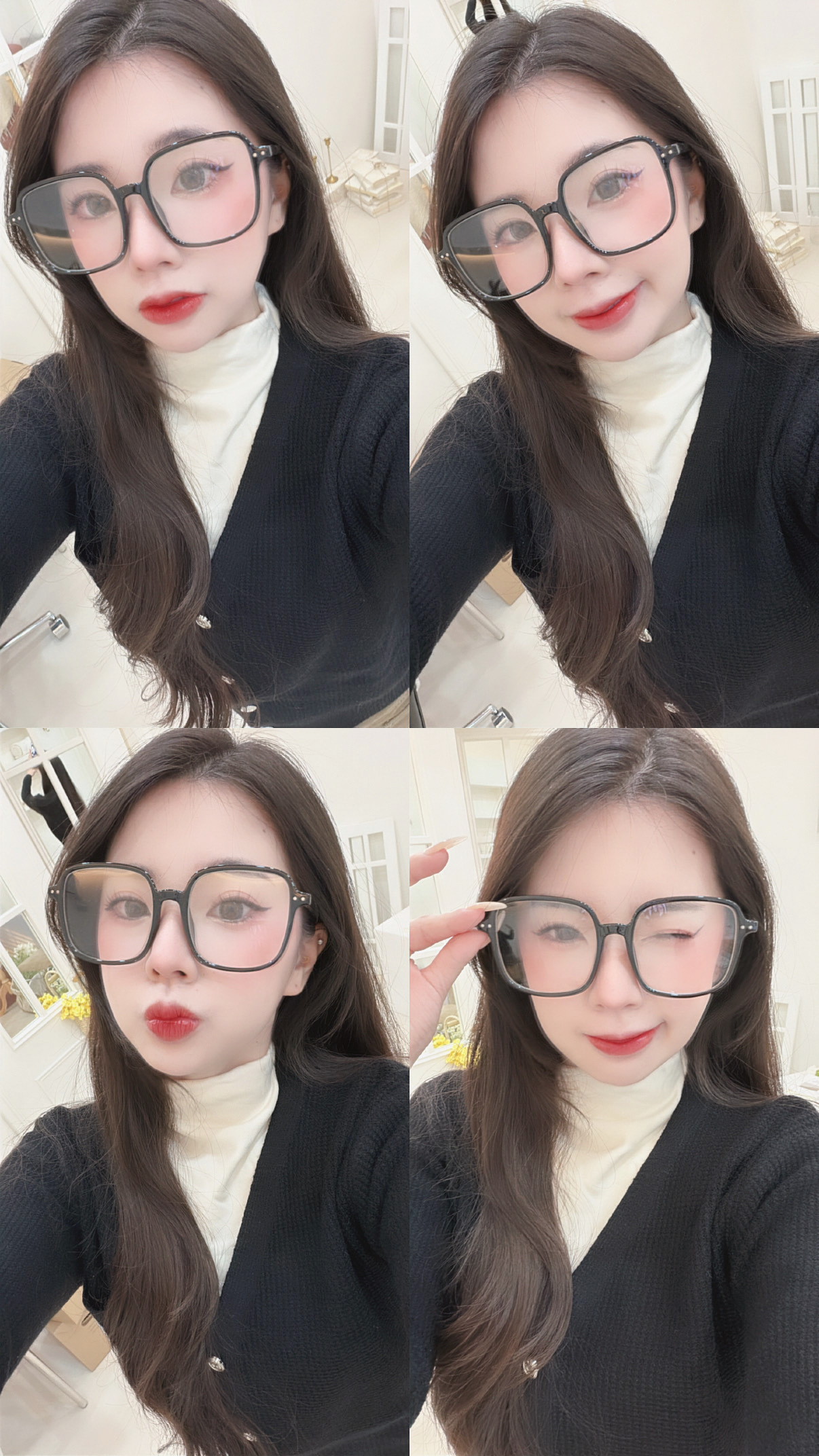 超欠買顯臉小眼鏡👓